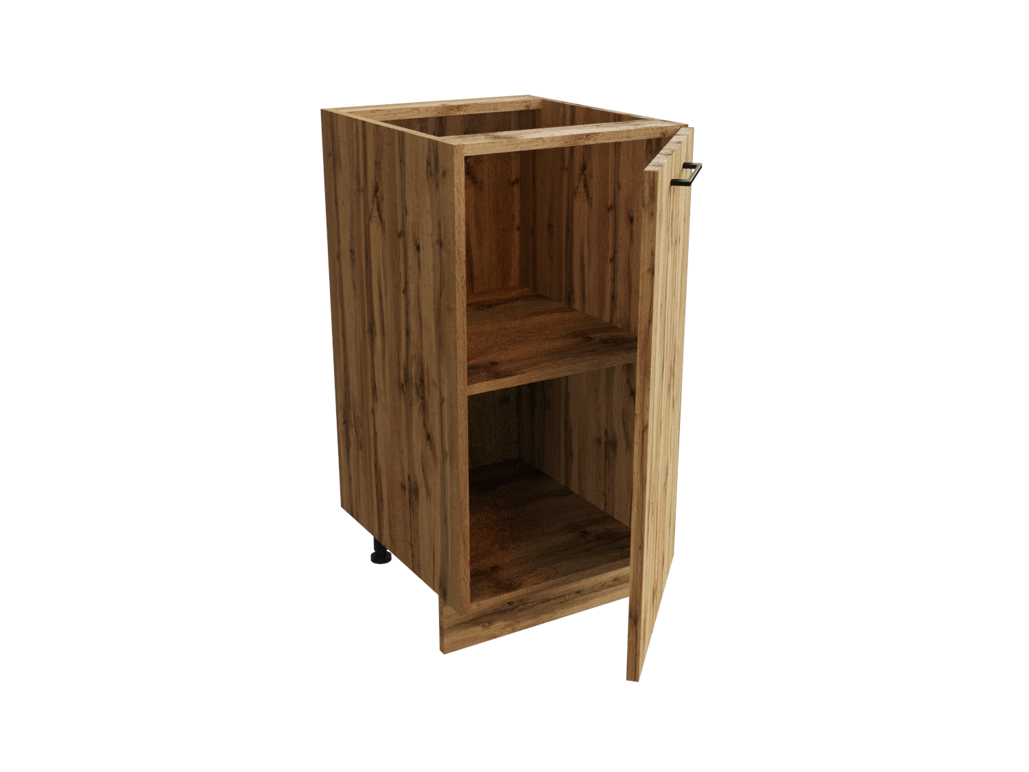 Изображение товара Напольный шкаф 40x81.60x47.80 см фасад дуб вотан ЛДСП каркас дуб вотан ЛДСП Сурская Мебель