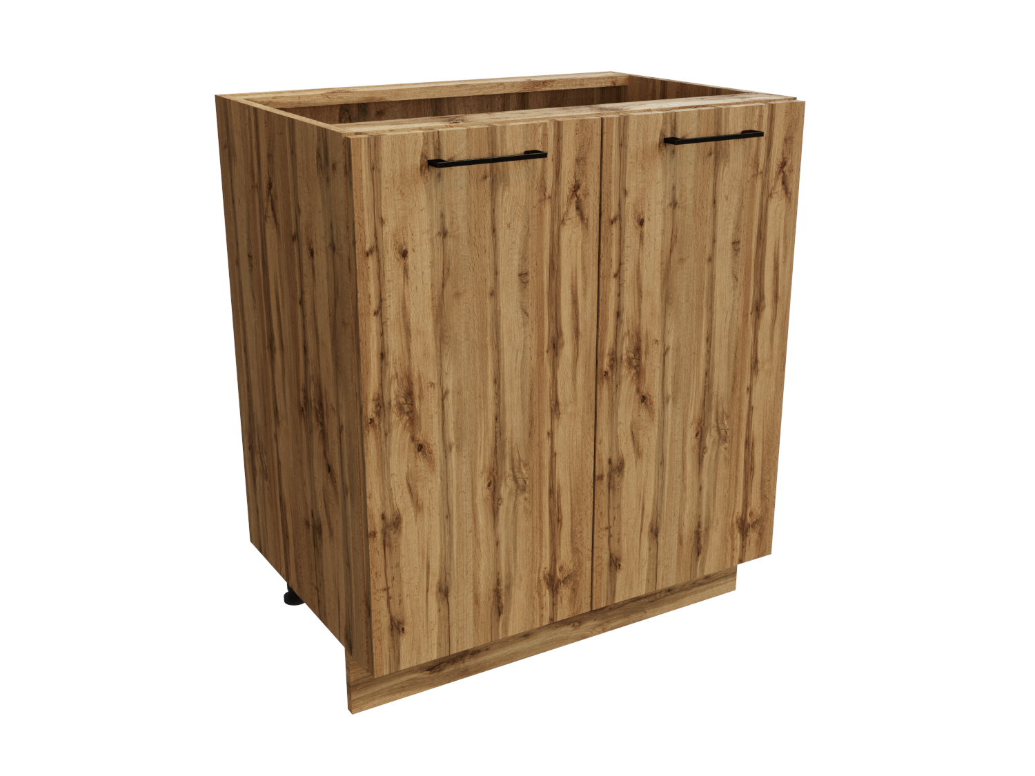 Изображение товара Напольный шкаф 70x81.60x47.80 см фасад дуб вотан ЛДСП каркас дуб вотан ЛДСП Сурская Мебель