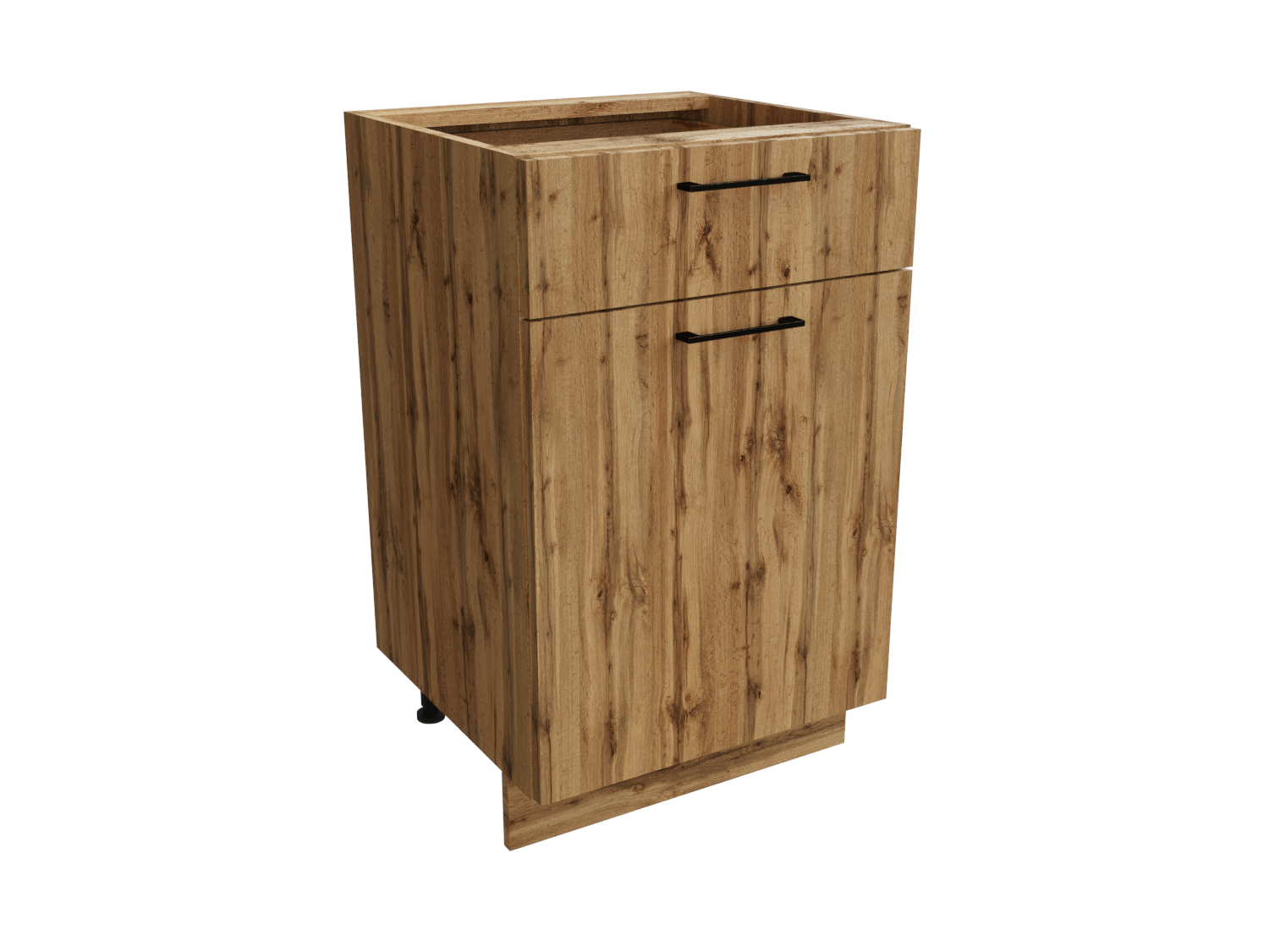 Изображение товара Напольный шкаф Хелмер 50x81.6x47.8 см Дуб Вотан с 1 ящиком