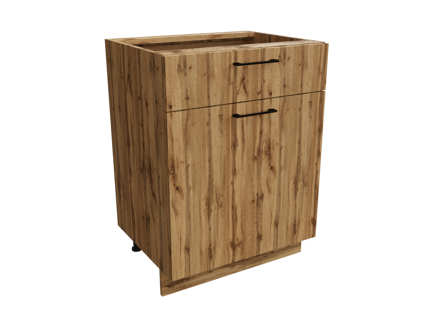 Изображение товара Напольный шкаф Хлемер 60x81.60x47.80 см с 1 ящиком фасад дуб вотан