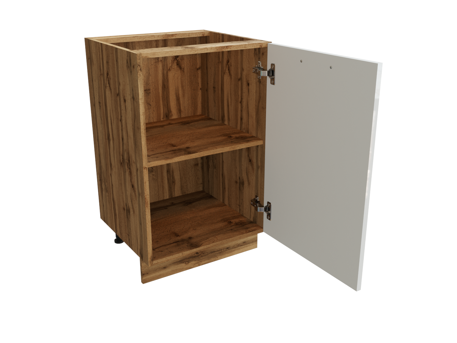 Изображение товара Эстетик Напольный шкаф 50x81.6x47.8 см белый ЛДСП