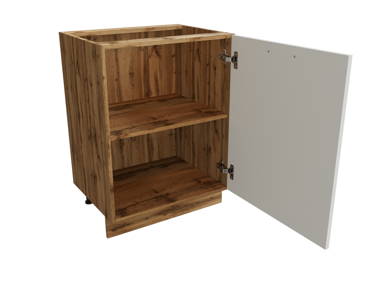 Изображение товара Напольный шкаф СУРСКАЯ МЕБЕЛЬ Магнолия 60x81.6x47.8 см — белый