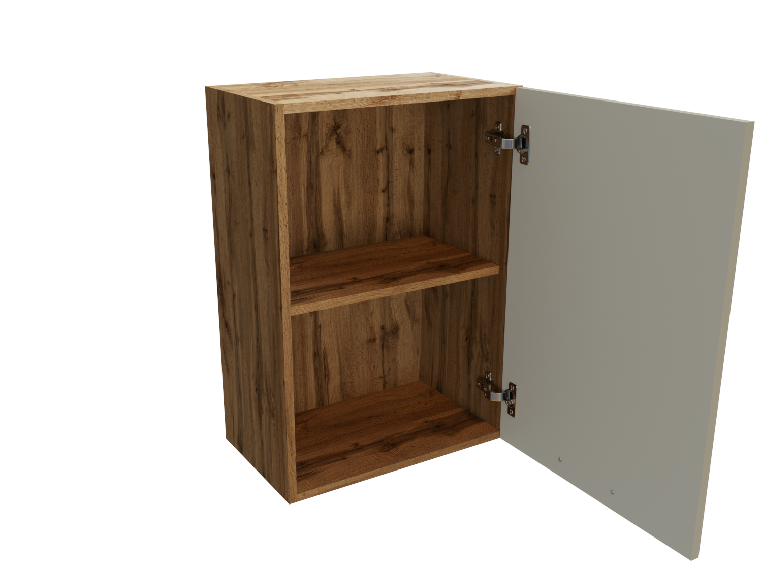 Изображение товара Навесной шкаф кухонный Эстетик 50x71.6x31.8 см капучино МДФ дуб Вотан