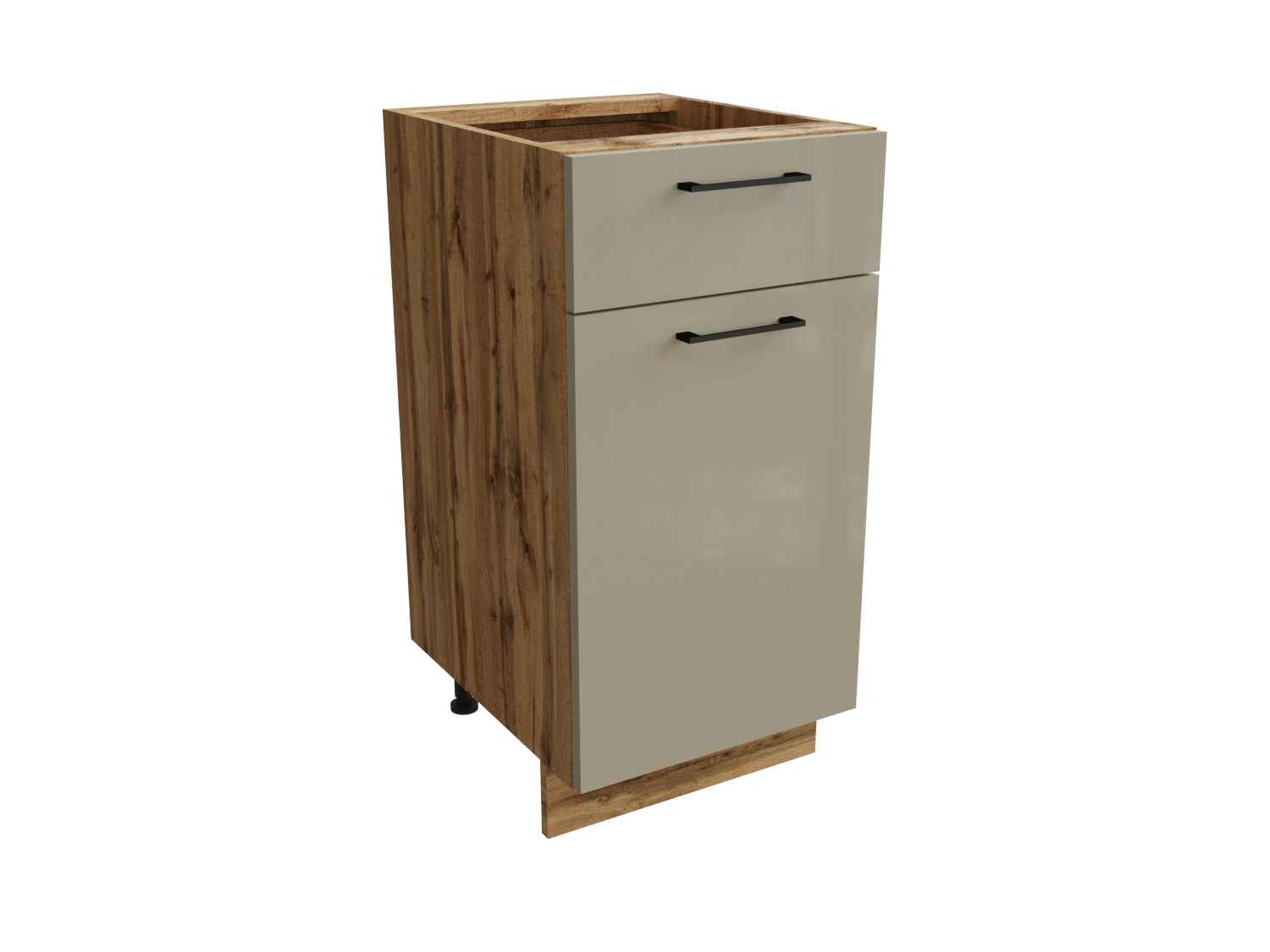 Изображение товара Напольный кухонный шкаф 40x81.6x47.8 см серии Эстетик капучино ЛДСП