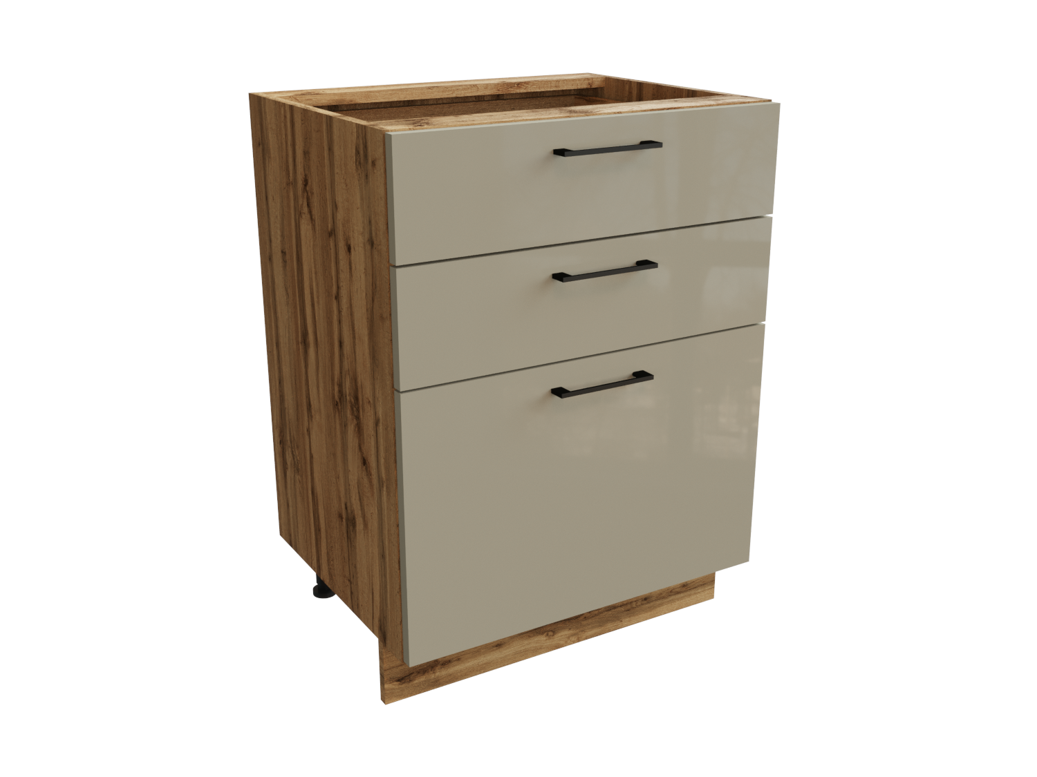 Изображение товара Шкаф Сурская Мебель Сиена 60x81.60x47.80 см ЛДСП цвет белый