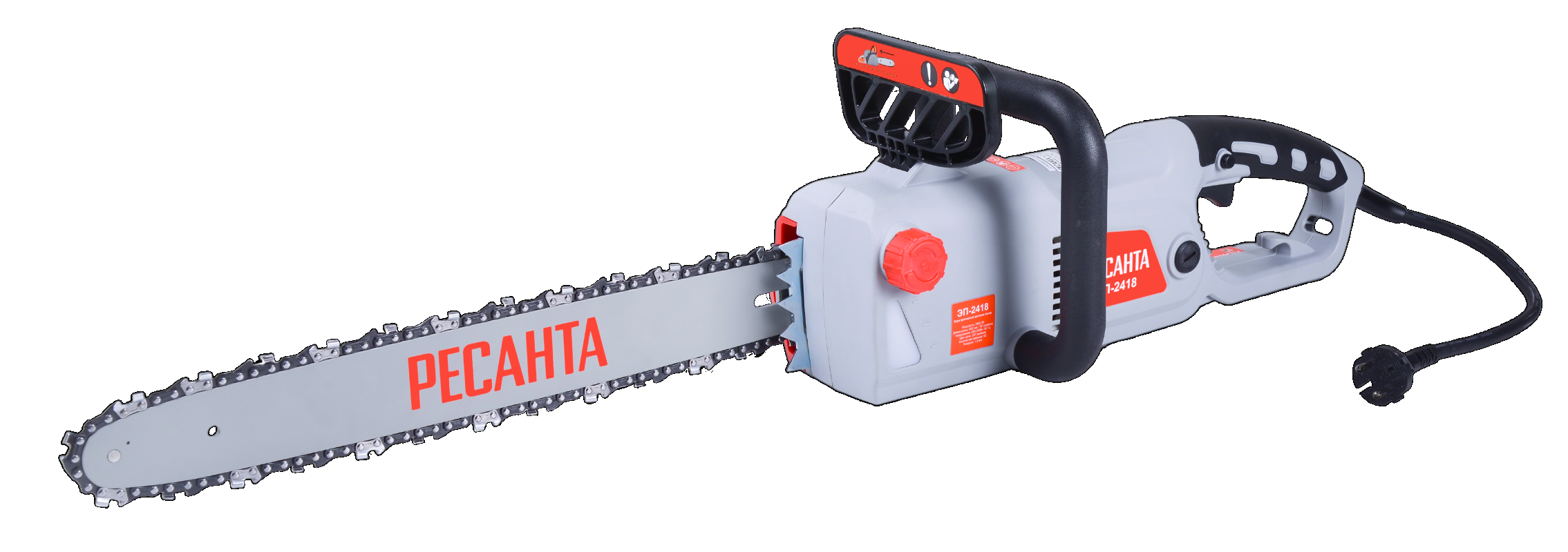 Изображение товара Пила электрическая Ресанта ЭП-2418 с мощностью 2400 Вт и длиной шины 45 см