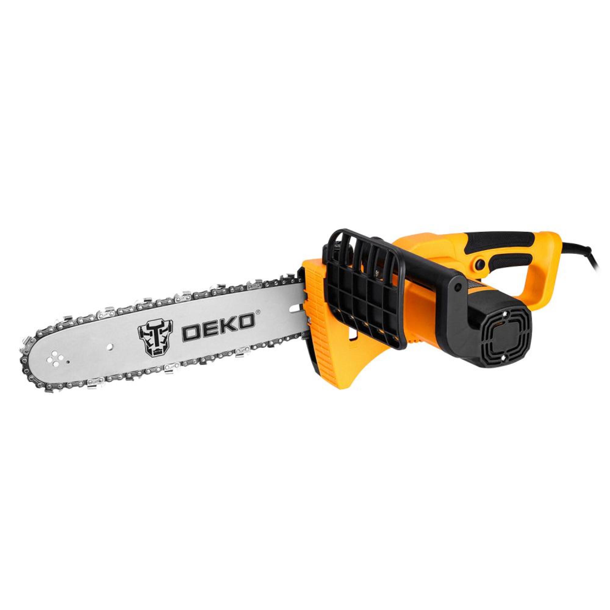 Изображение товара Электрическая цепная пила Deko DKEC1600 1550 Вт для бытовых и садовых работ