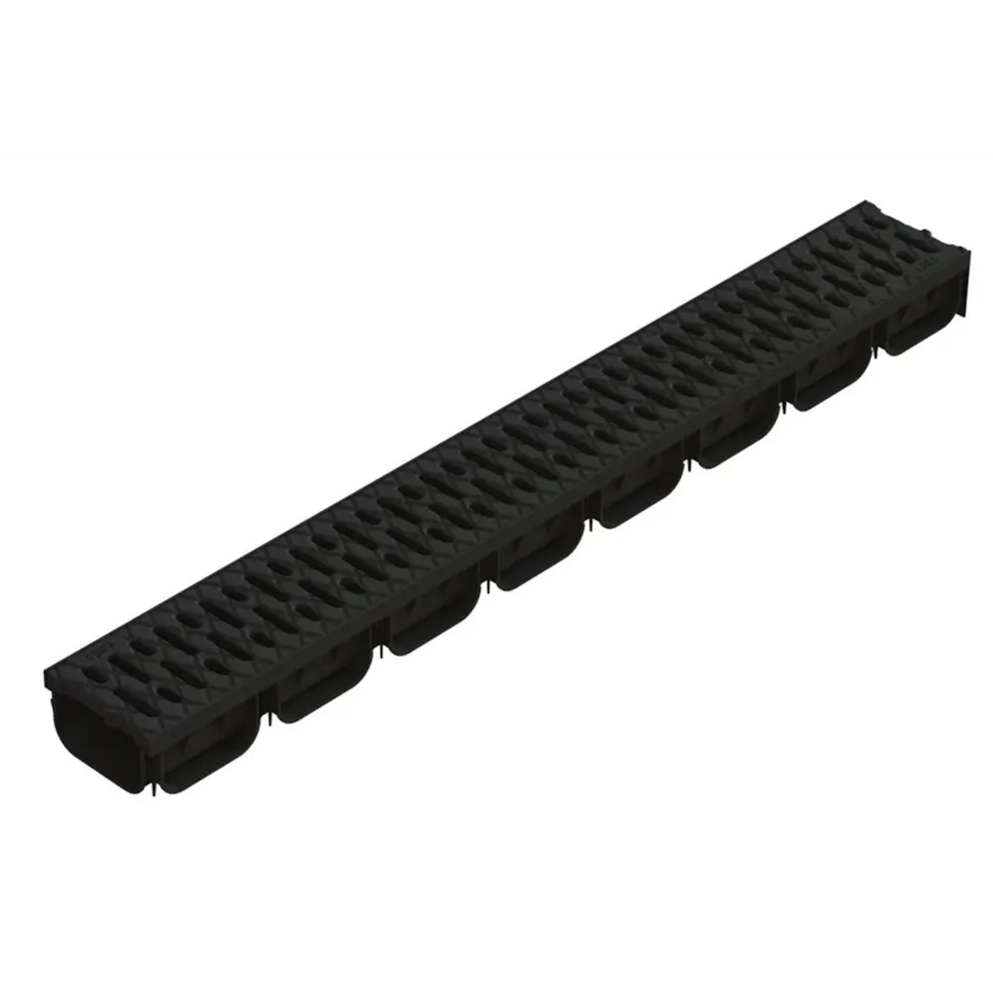 Изображение товара Пластиковый водосточный лоток Standartpark Spark 2 1000x125x70 мм с решеткой Россия