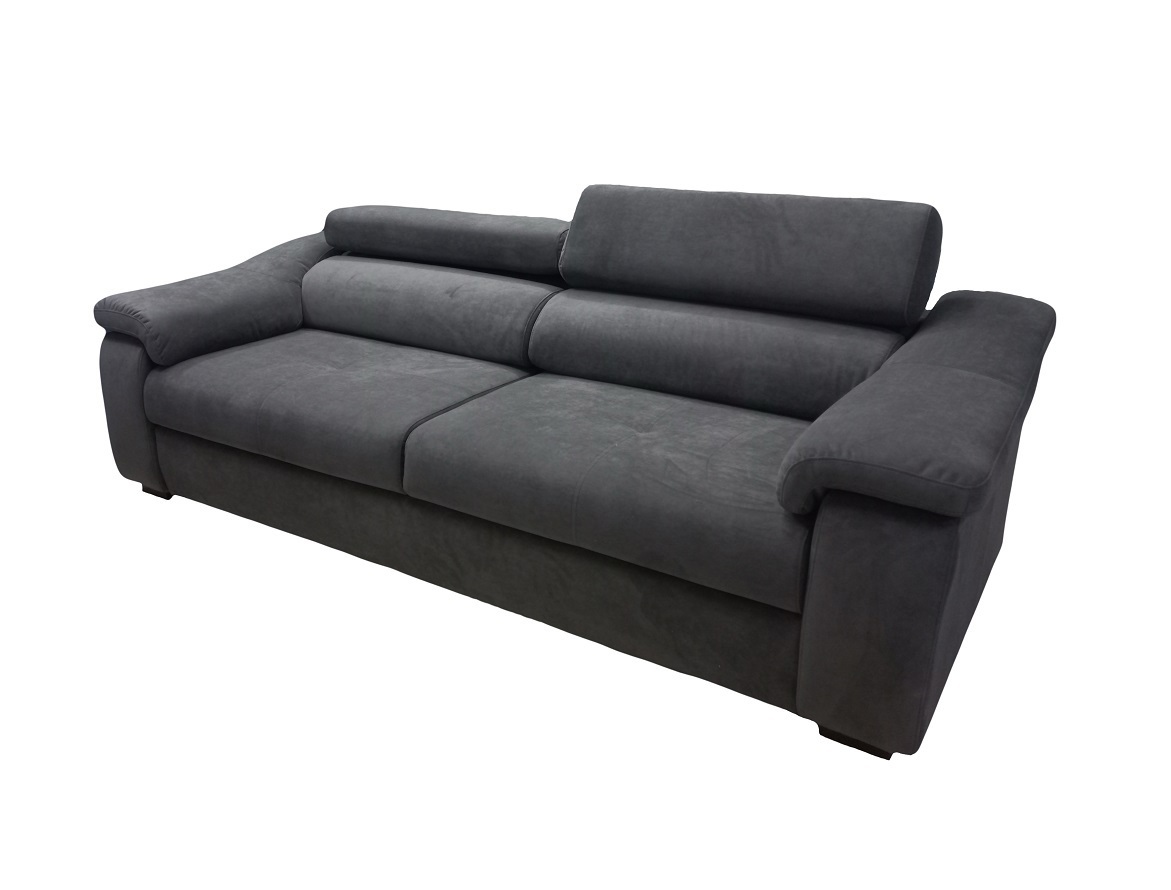 Изображение товара Диван Мебель никс Хьюстон прямой 248x70x105 см ткань цвет серый