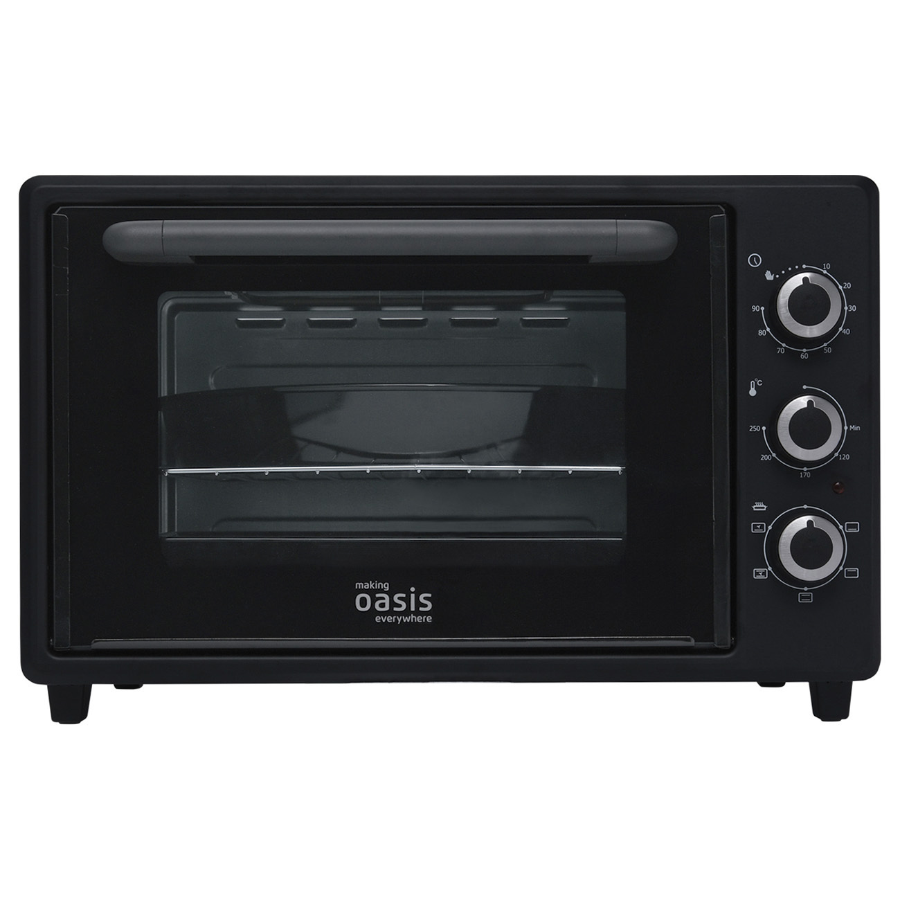 Изображение товара Электропечь 1500 Вт MAKING OASIS EVERYWHERE M-40CB черная компактная духовка