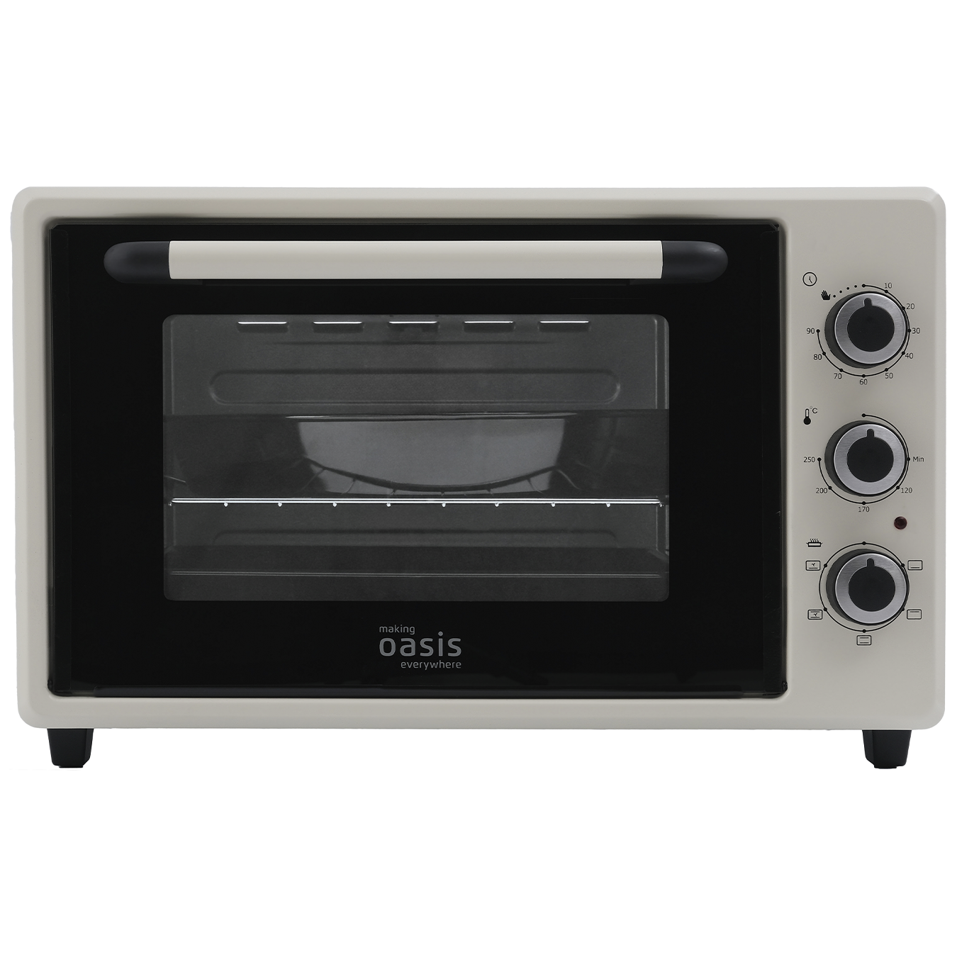 Изображение товара Электропечь 1500 Вт Making oasis everywhere M-40CI 50.5x32.45x41.6 см цвет бежевый