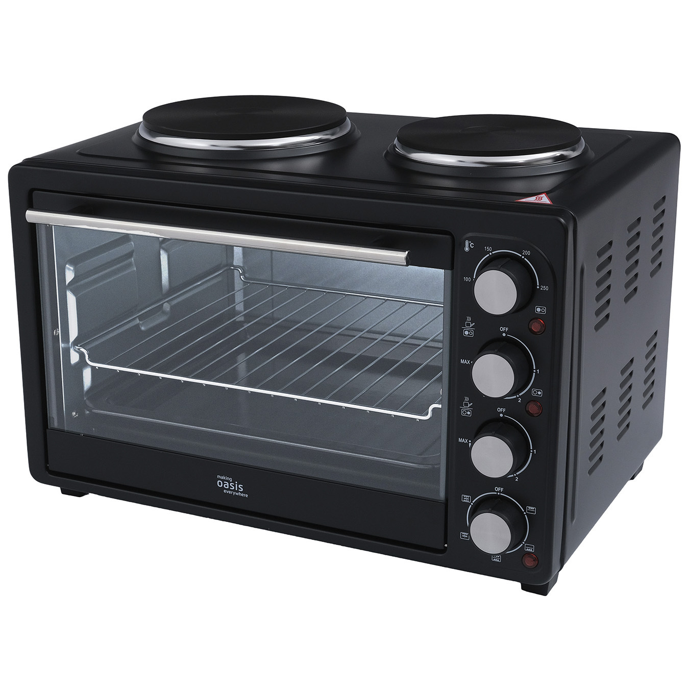 Изображение товара Электропечь 3200 Вт Making oasis everywhere M-S/BL35B 51.3x34.8x38 см цвет черный