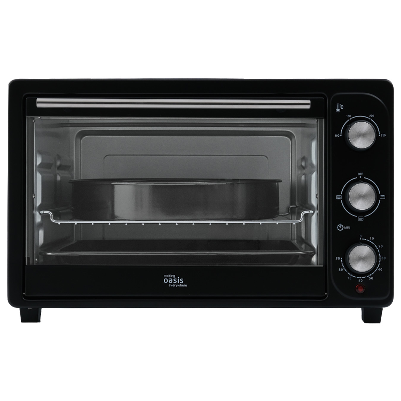 Изображение товара Электропечь 1500 Вт Making Oasis everywhere M-S38B 38 литров черный компактная