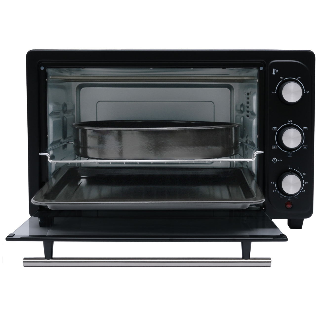 Изображение товара Электропечь Making oasis everywhere M-S38CB 1500 Вт 38 л черный компактная и функциональная