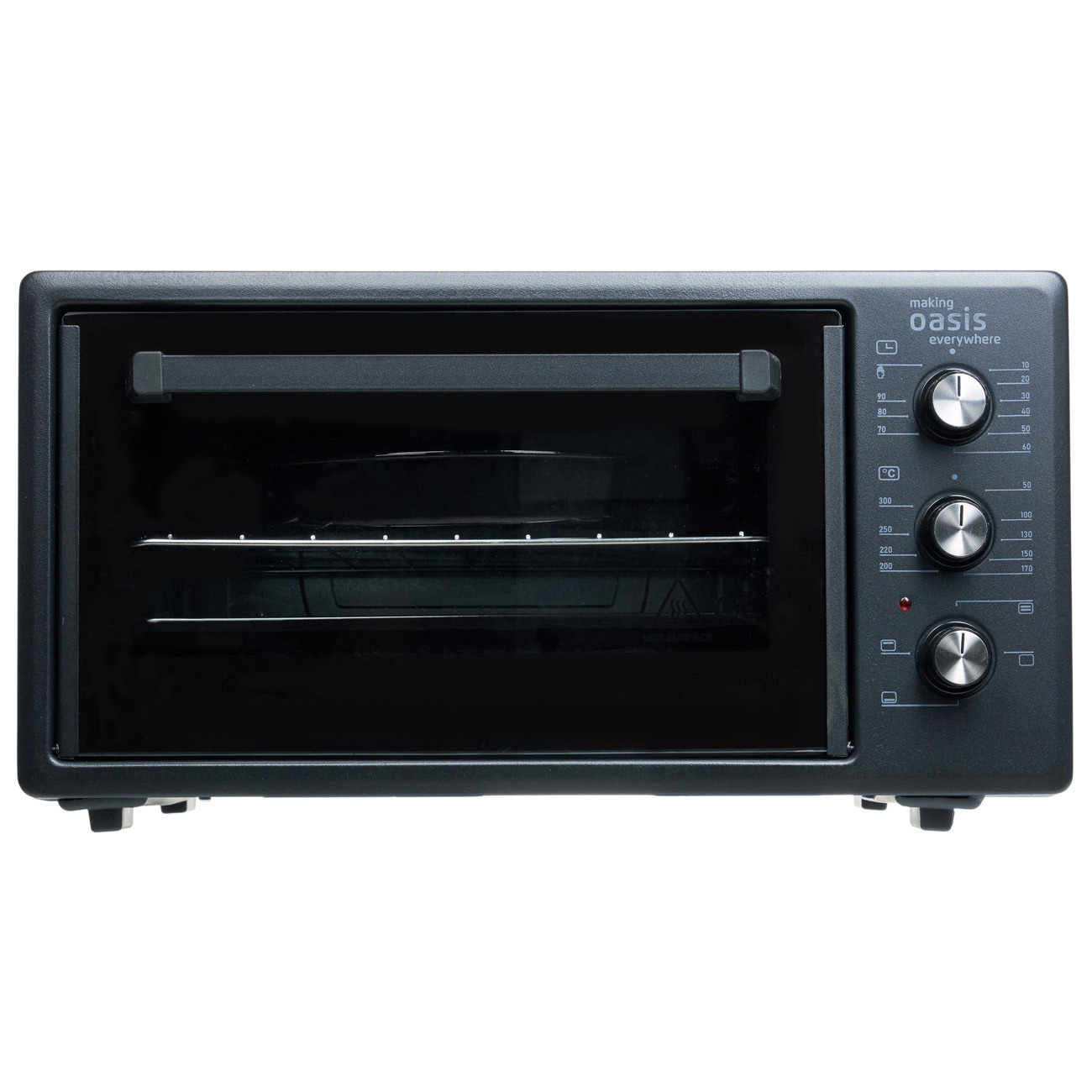 Изображение товара Электропечь making Oasis everywhere M-S45B 48л 2000 Вт черная компактная настольная духовка