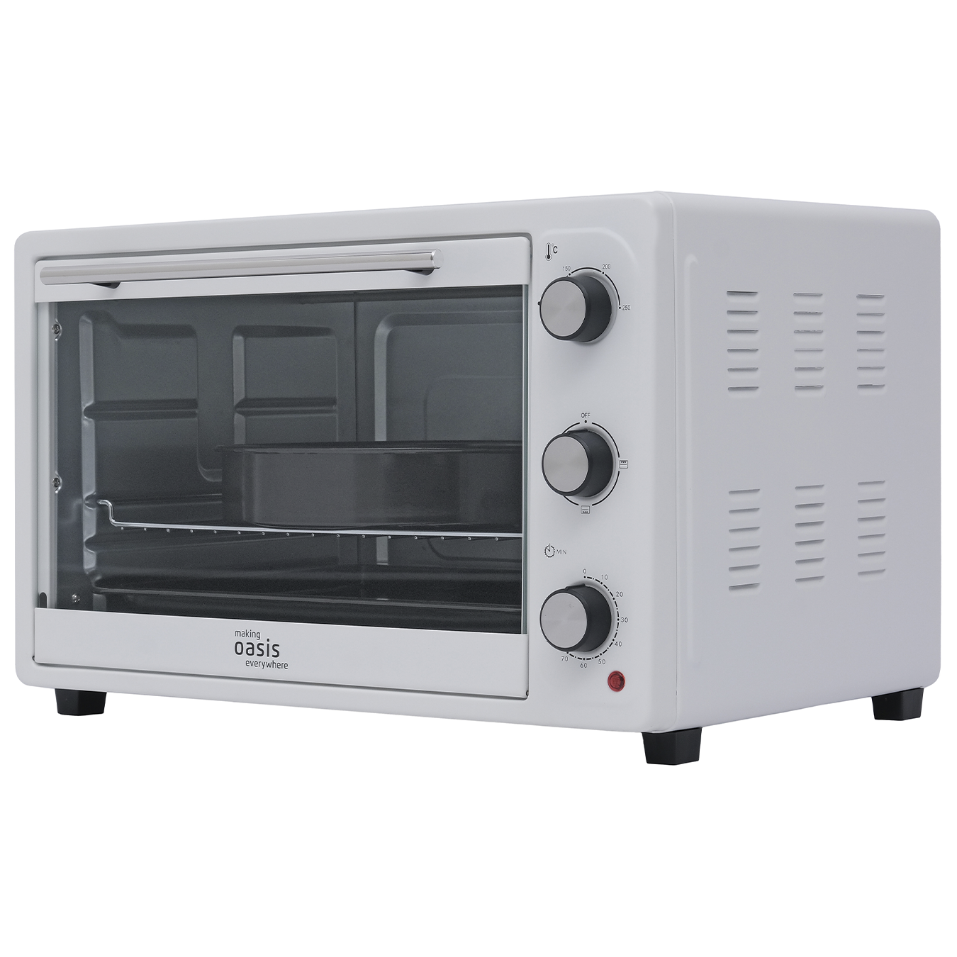 Изображение товара Электропечь 2000 Вт Making oasis everywhere M-S45W 56.5x35.7x41.2 см цвет белый