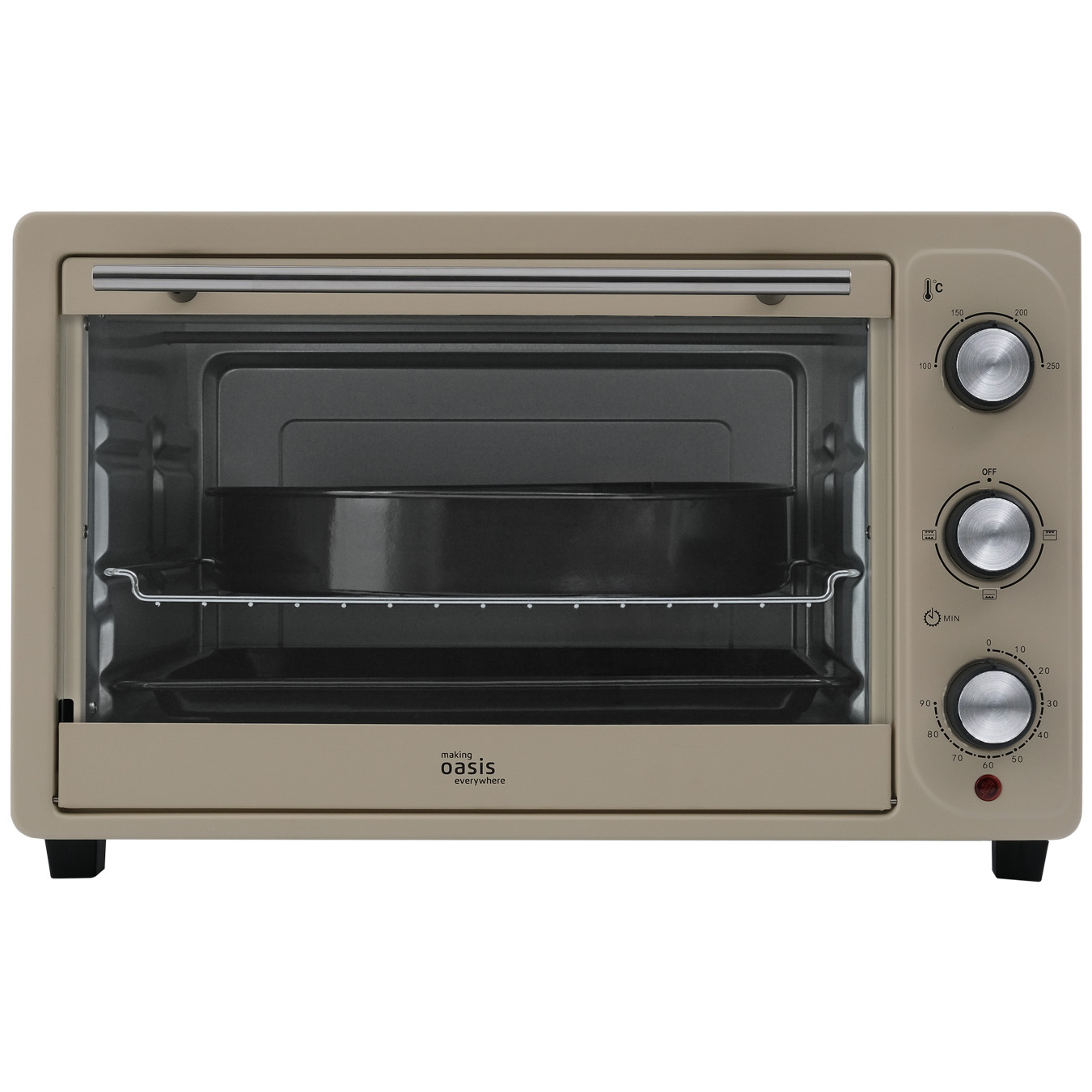 Изображение товара Электропечь 1500 Вт Making oasis everywhere M-S38I 51.3x32.5x40.3 см цвет бежевый