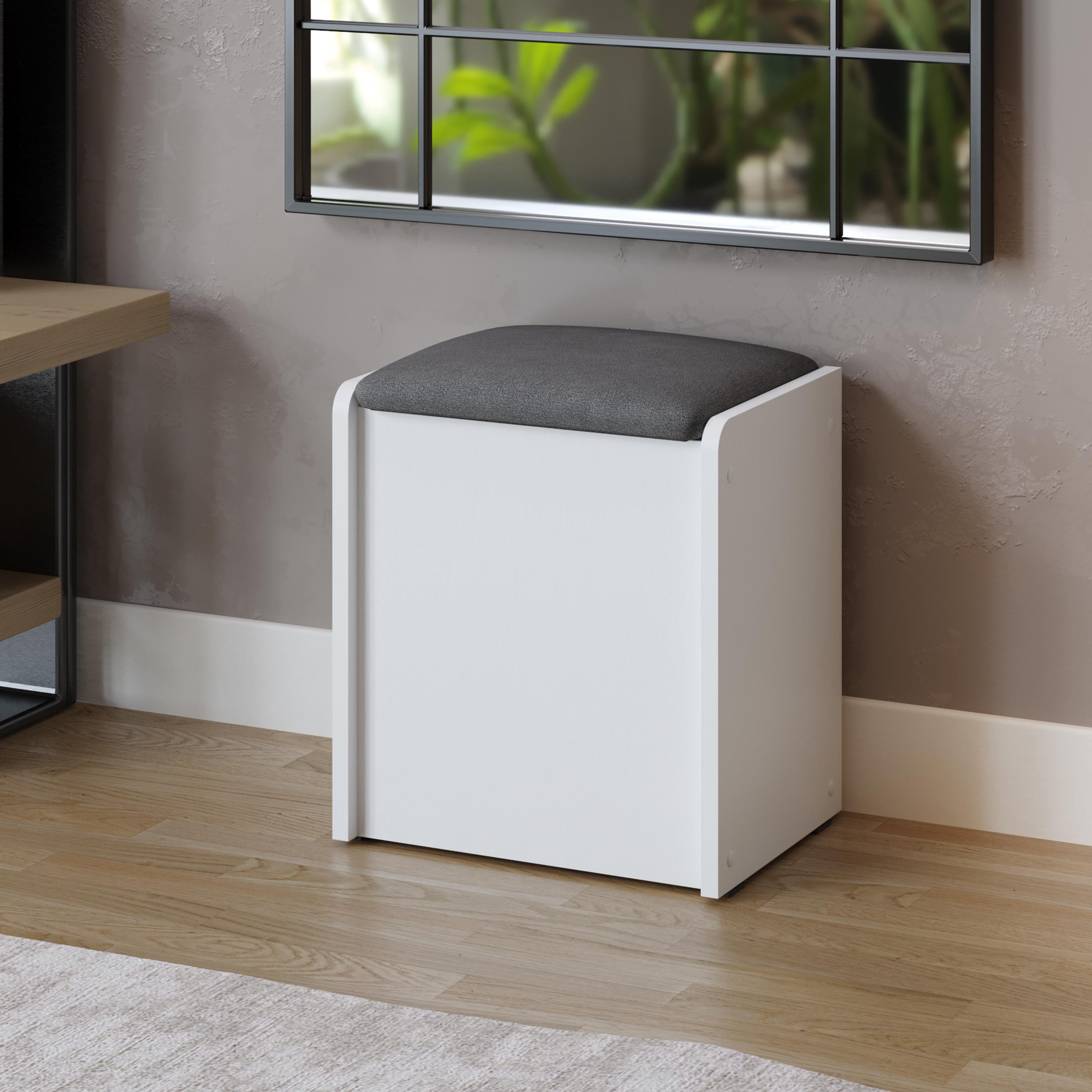 Изображение товара Пуф Трия Бостон 37x27 см велюр разноцветный современный дизайн