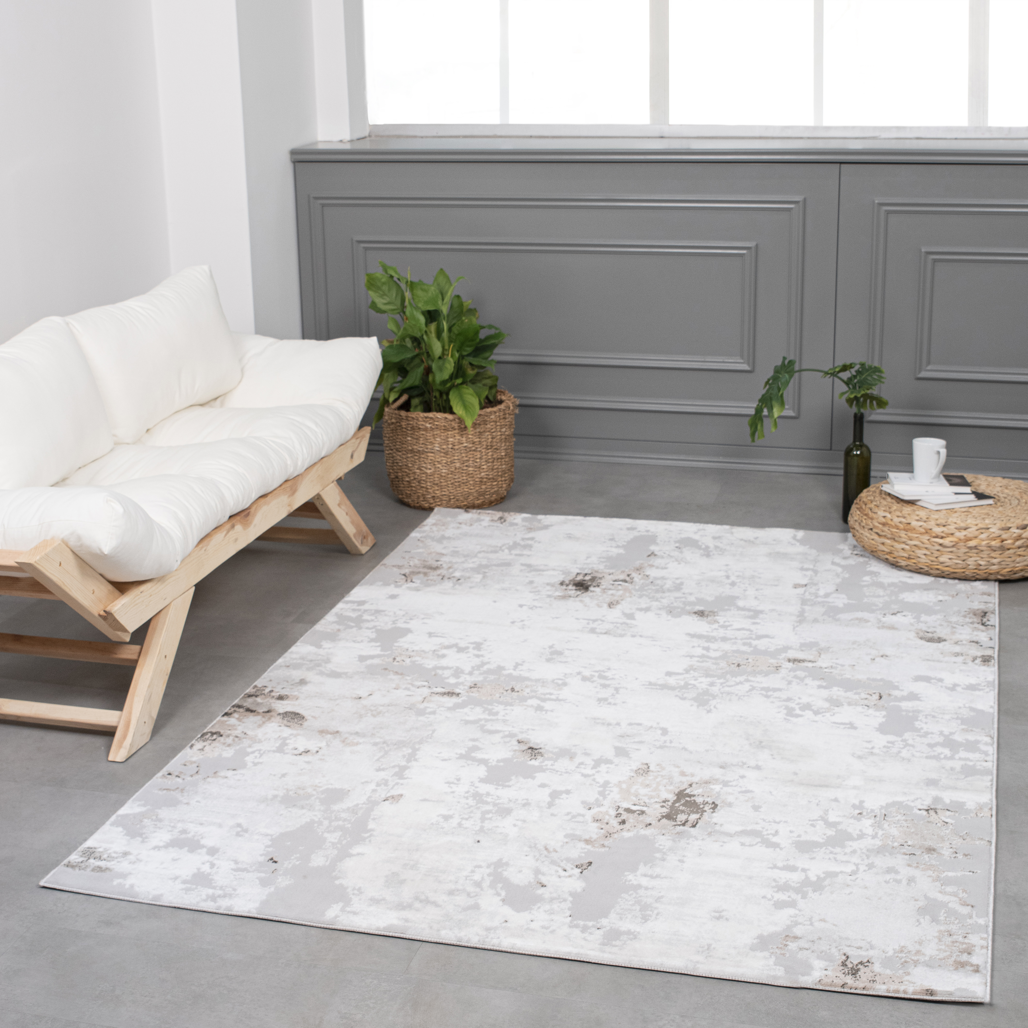 Изображение товара Ковер Breeze KREAFORTA 60x110 см полиэстер серый