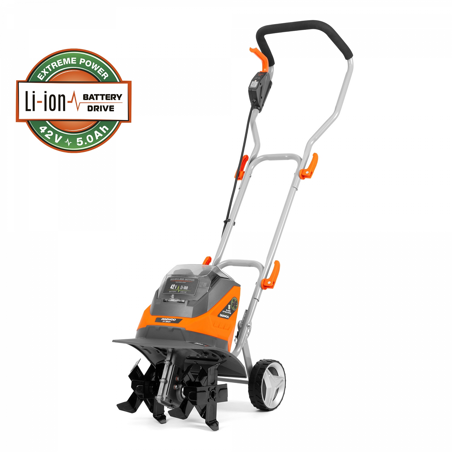 Изображение товара Культиватор аккумуляторный Daewoo DAT 3042 Li легкий маневренный 30 см ширина