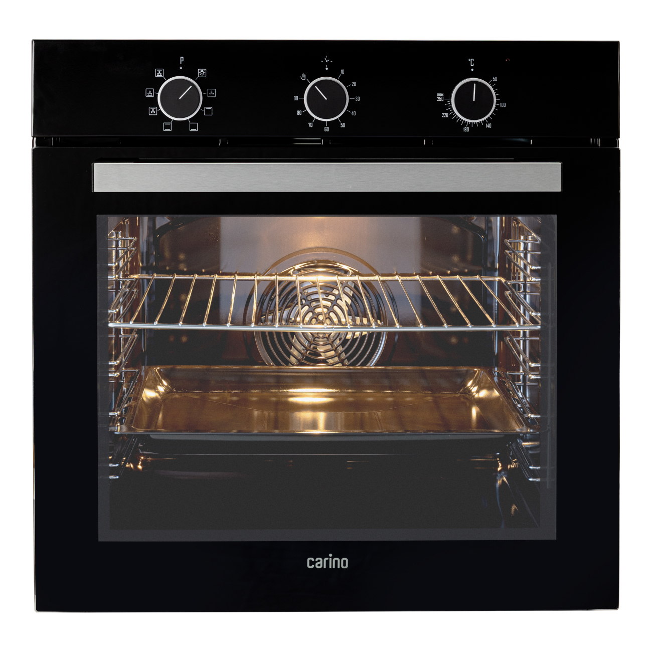 Изображение товара Электрический встраиваемый духовой шкаф Carino CB6EB16011 80 л черный