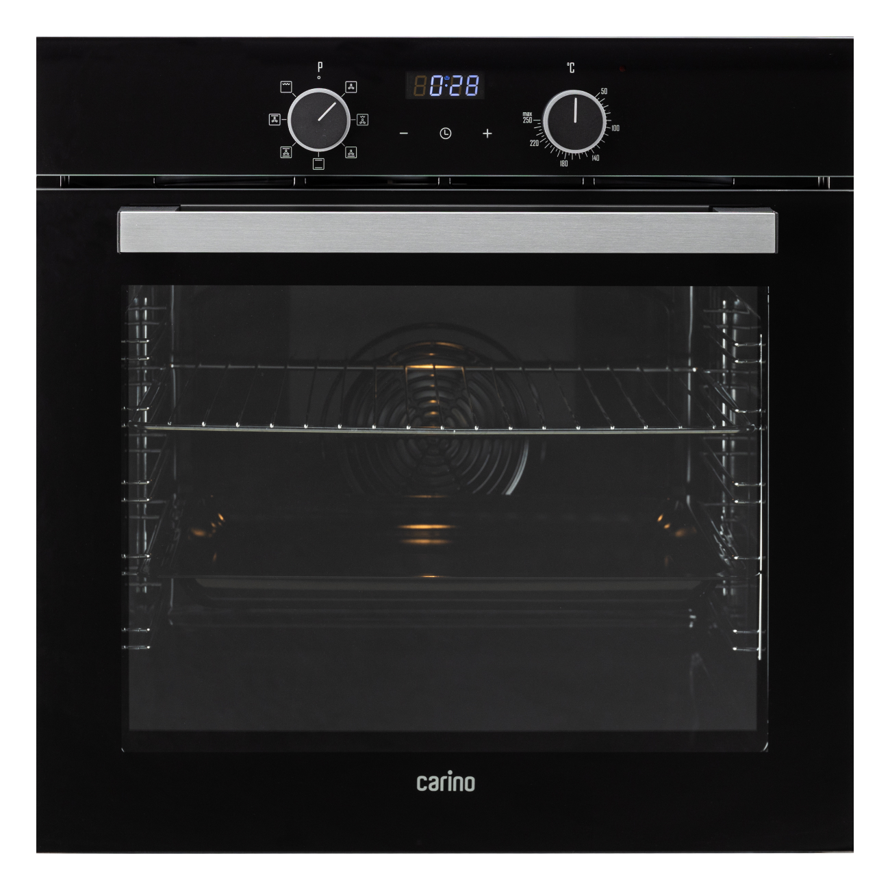 Изображение товара Электрический встраиваемый духовой шкаф Carino CB6EB56016 59.5х59.5х56 см цвет черный
