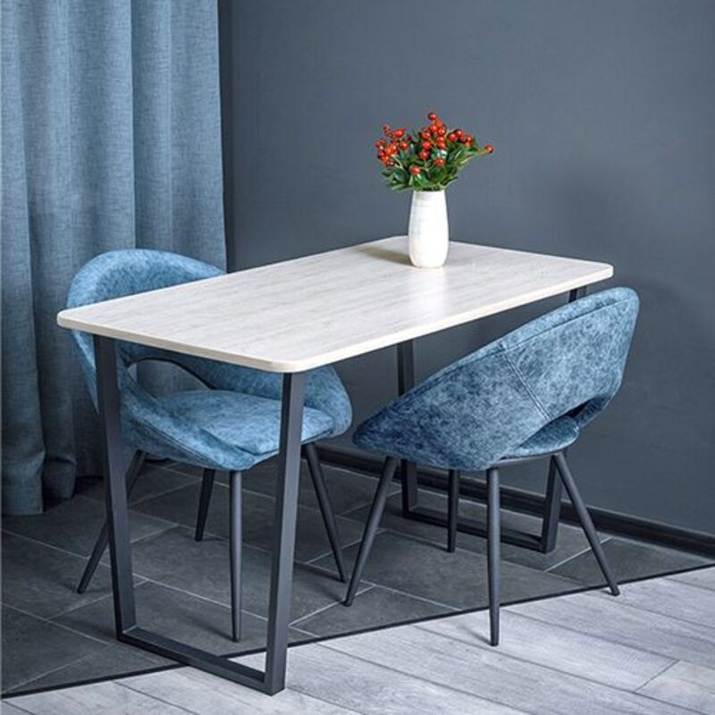 Изображение товара Обеденный стол прямоугольный Laksi Лофт 115x115 см ЛДСП цвет белый