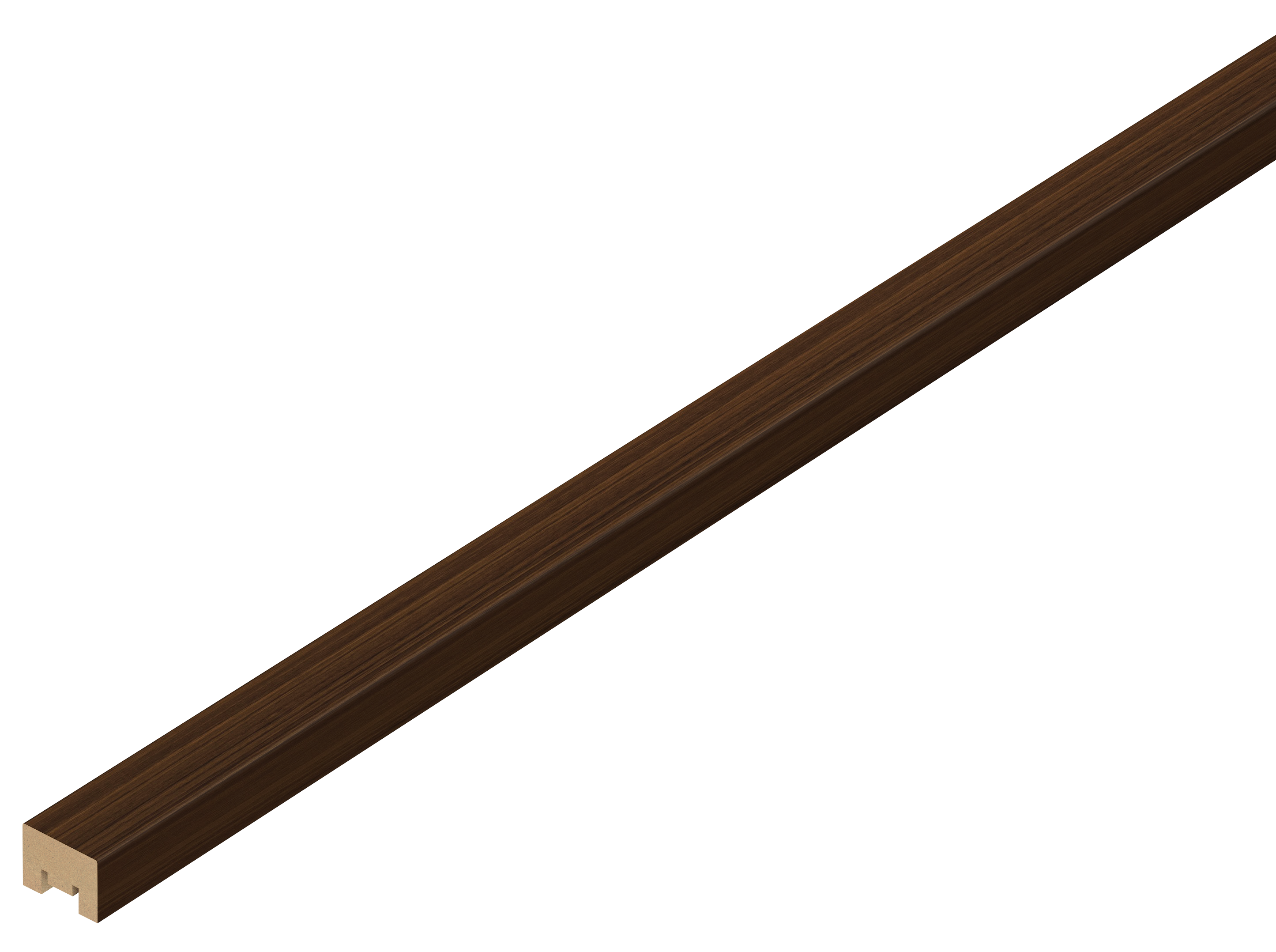 Изображение товара Рейка МДФ Орех натуральный 280x3x2.2 см