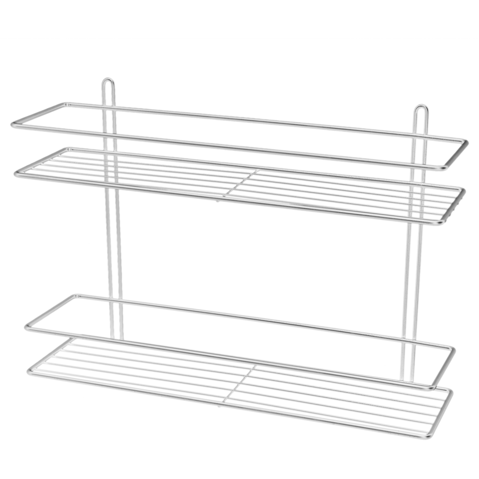 Изображение товара Полка для душа ProfFero С27426 2 яруса цвет хром матовый
