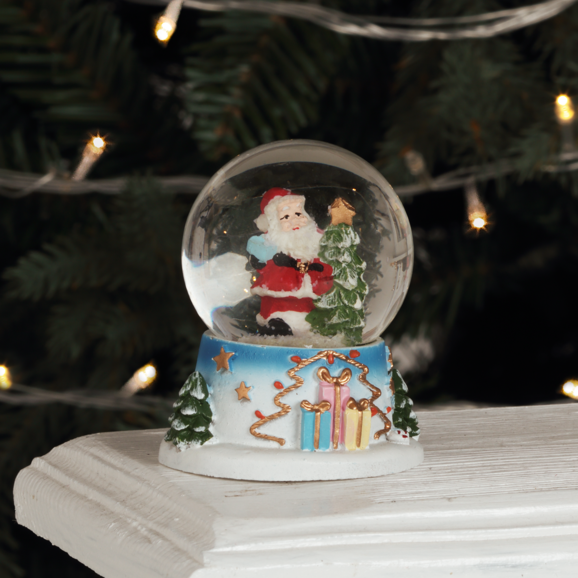 Изображение товара Новогоднее украшение Новый год 791944 6x5 см красно-голубой