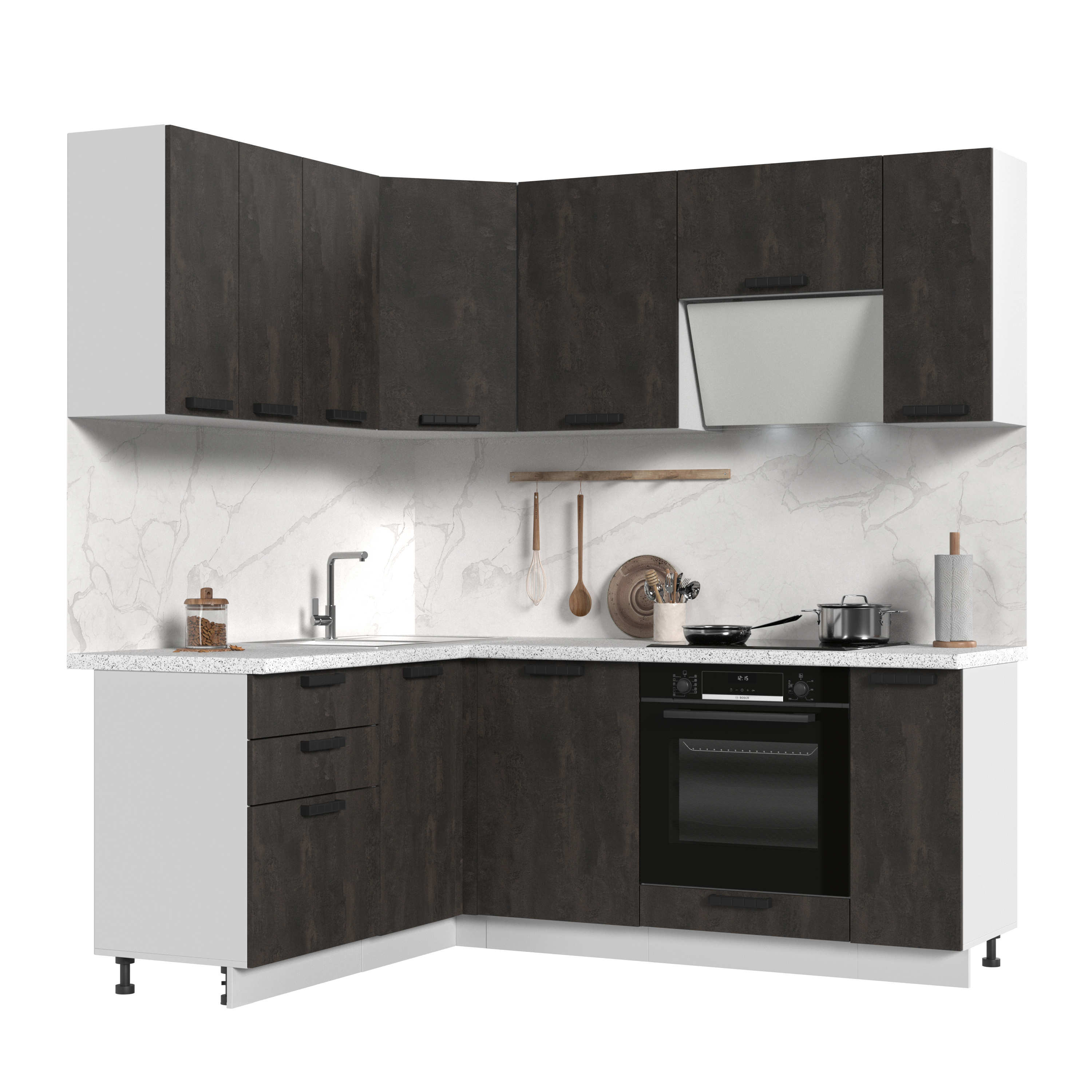 Изображение товара Кухонный гарнитур Пасаденна со столешницей 200х217 см ЛДСП Италия