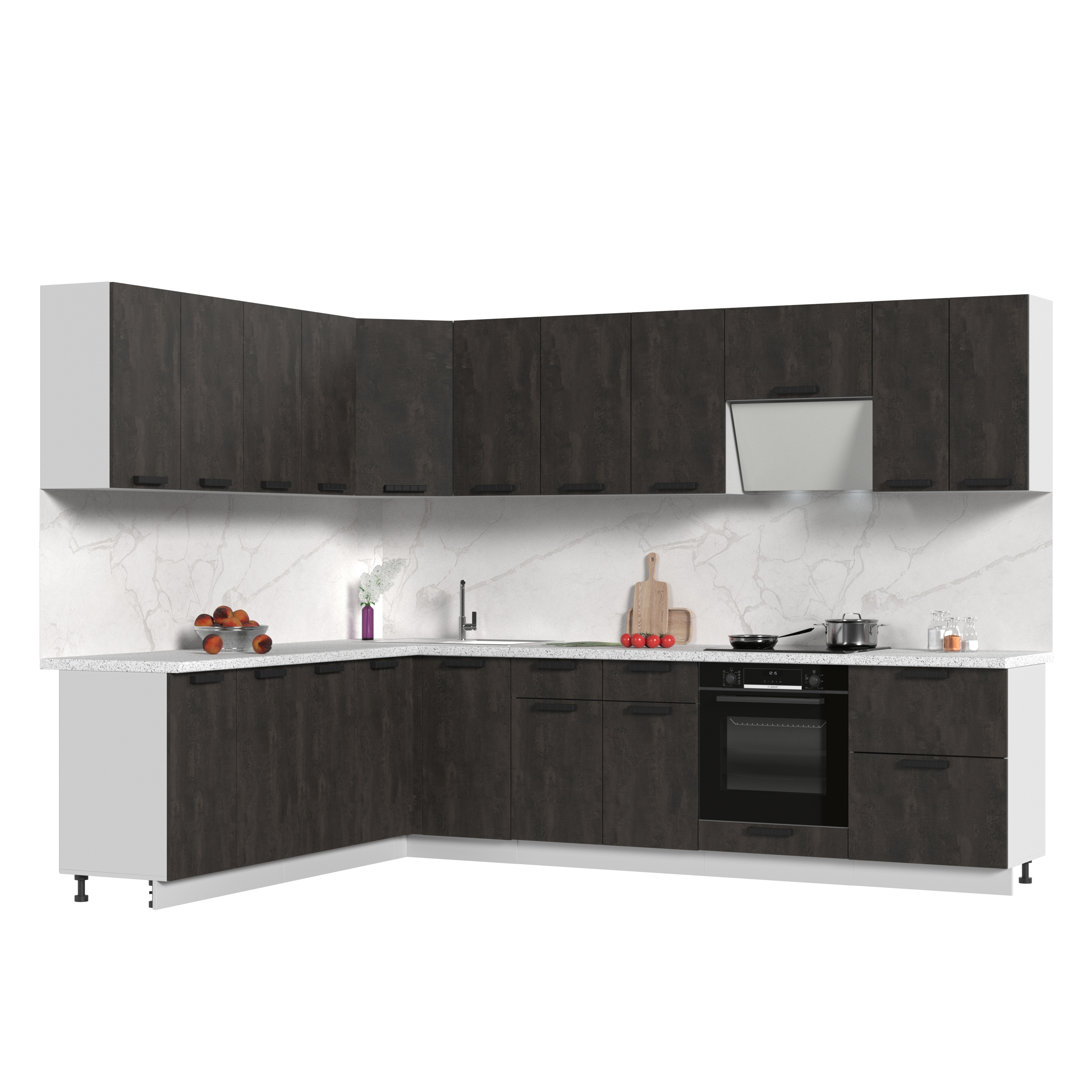 Изображение товара Кухонный гарнитур Пасаденна со столешницей 60 см стильный и функциональный