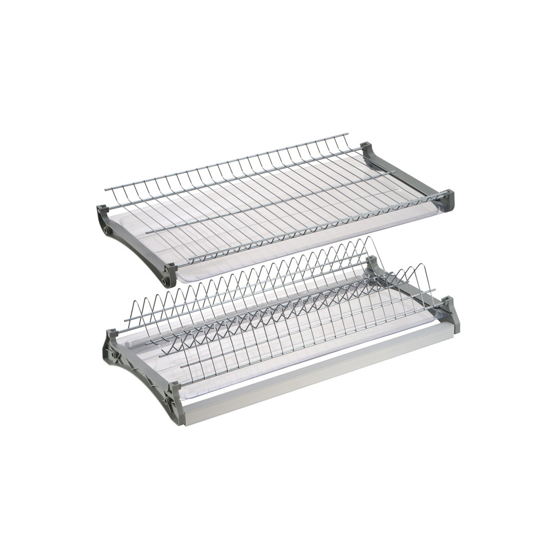 Изображение товара Двухуровневая встраиваемая сушилка для посуды Lemax prof VAR 800 хром