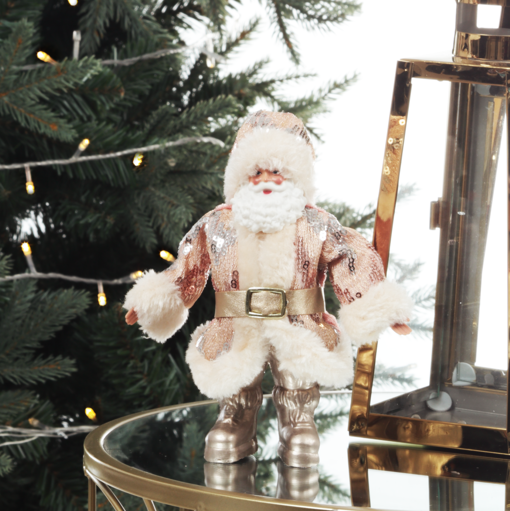 Изображение товара Декоративная фигурка Дед Мороз 754153 22x12 см новогоднее украшение для дома и офиса