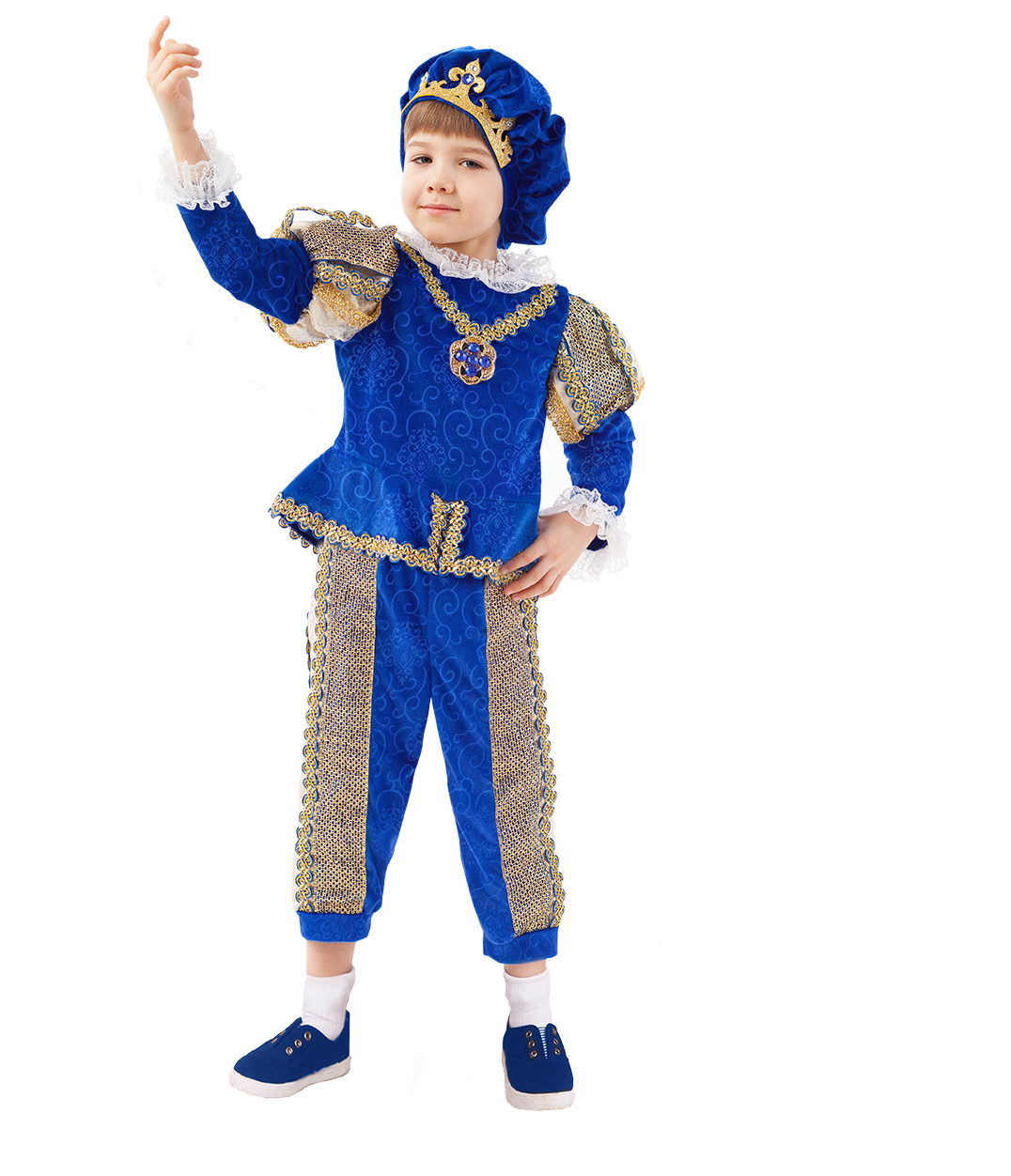 Изображение товара Детский костюм Пуговка Принц р. 116 см