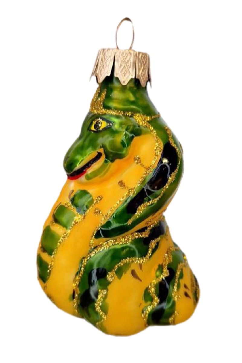 Изображение товара Елочное украшение Коломеев Кобра ФУ-416 9x5 см цвет разноцветный