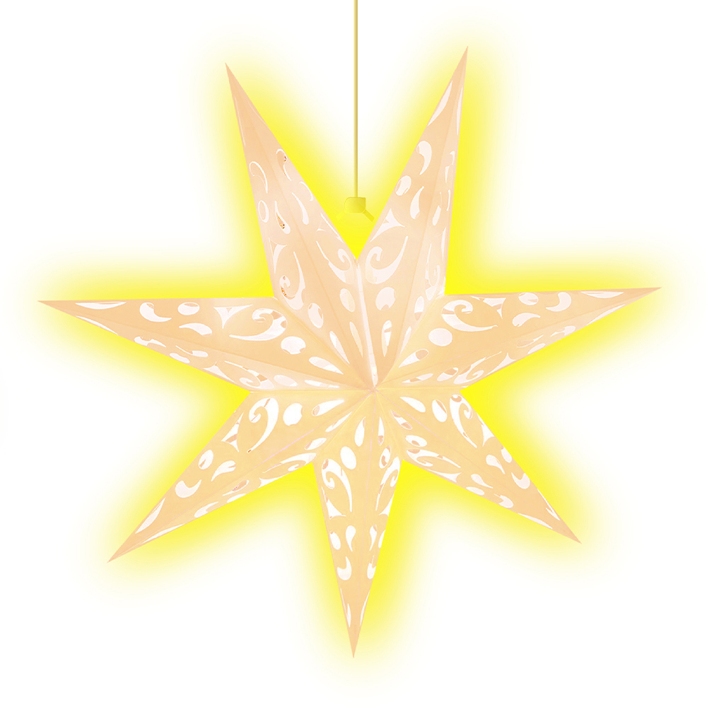 Изображение товара Светящаяся электрическая фигура Звезда романтика для дома 60 см разноцветный