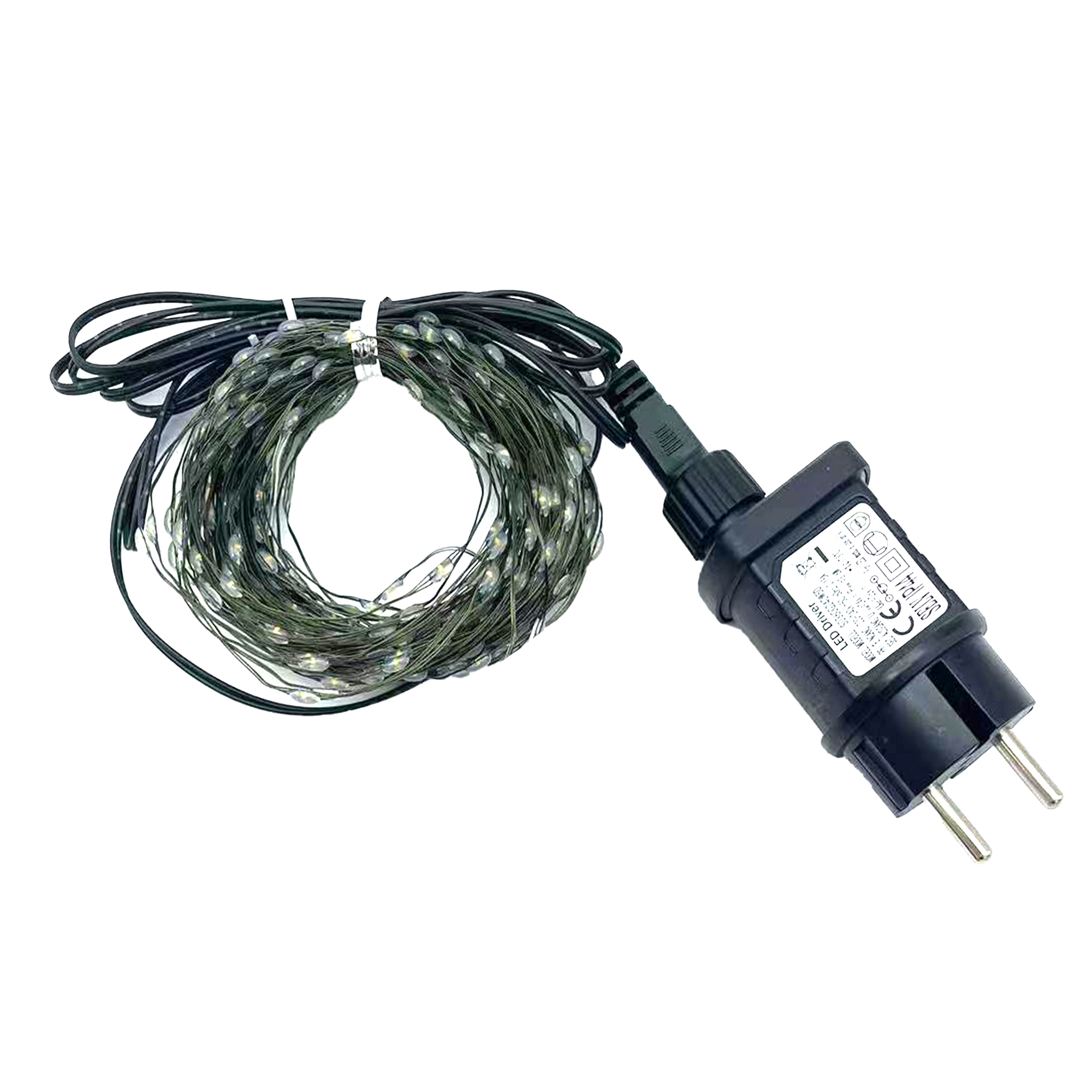 Изображение товара Электрогирлянда наружная/комнатная Роса 20 м 400 ламп холодный белый свет 8 режимов