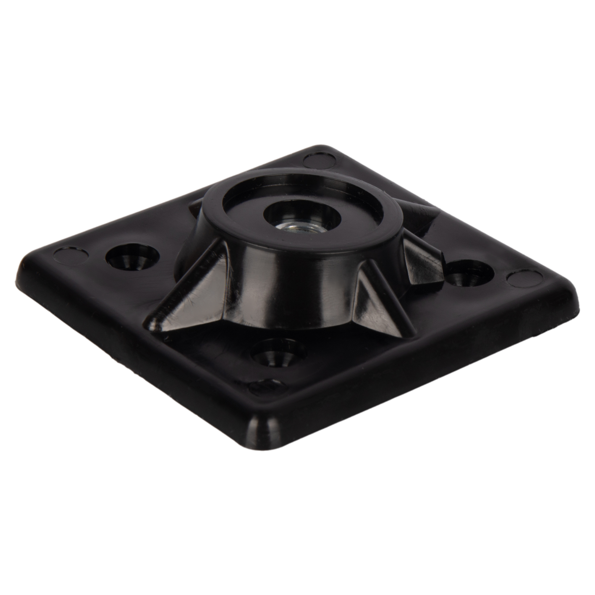 Держатель ножки табурета квадратный Jet FKS004 72x180x720 мм пластик цвет черный