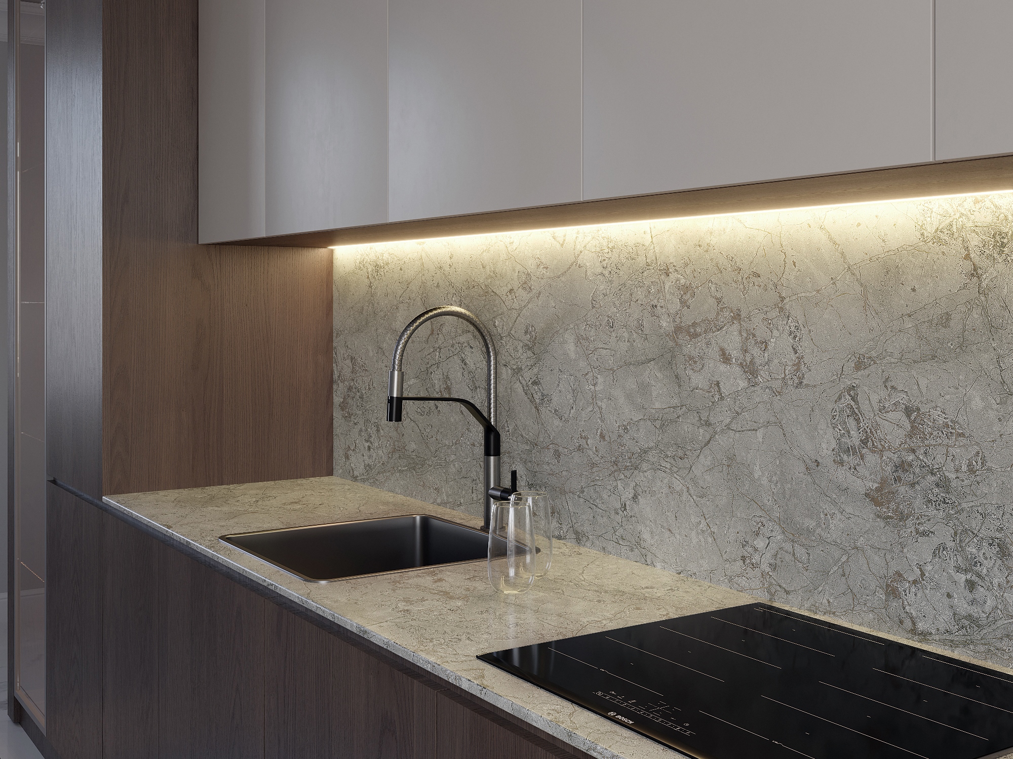 Изображение товара Кухонная столешница Скиф с кромкой 30x60x2.6 см ЛДСП цвет рамбла Stol134-26x2600