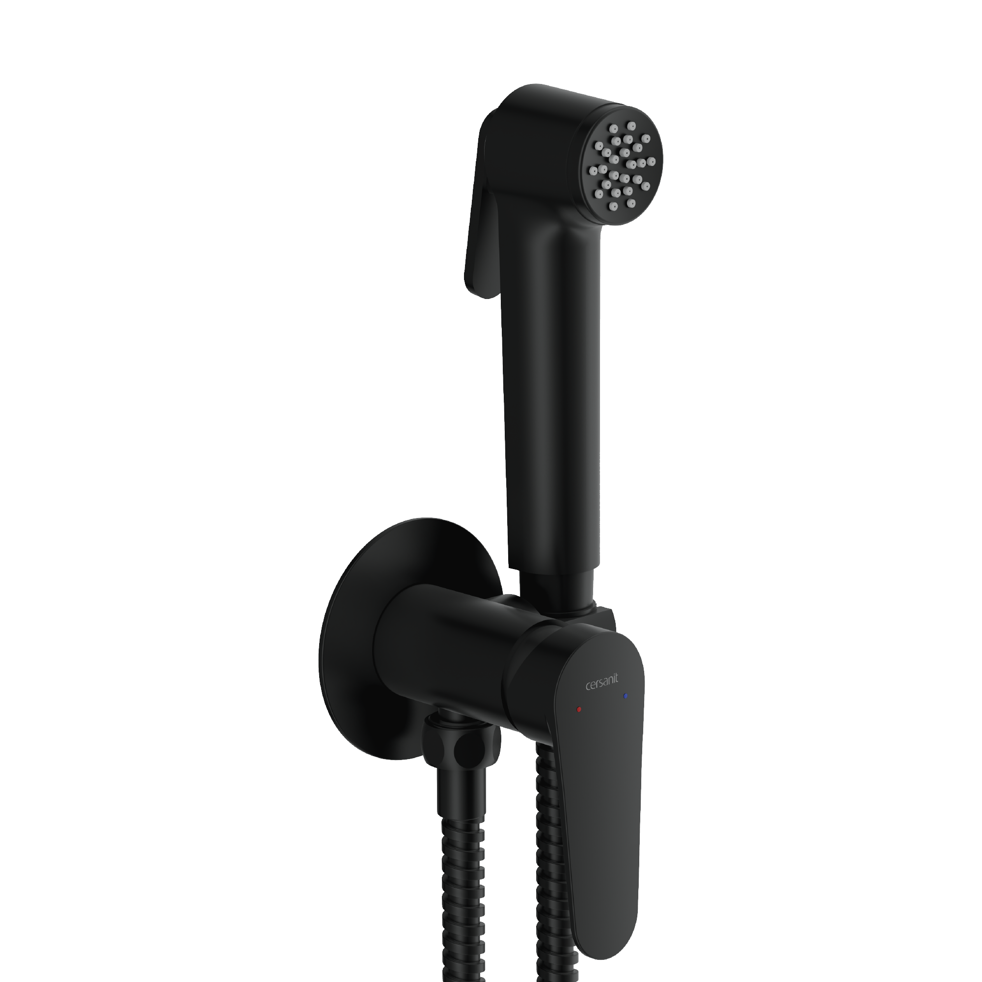 Изображение товара Гигиенический душ Cersanit Lara набор со смесителем цвет черный матовый