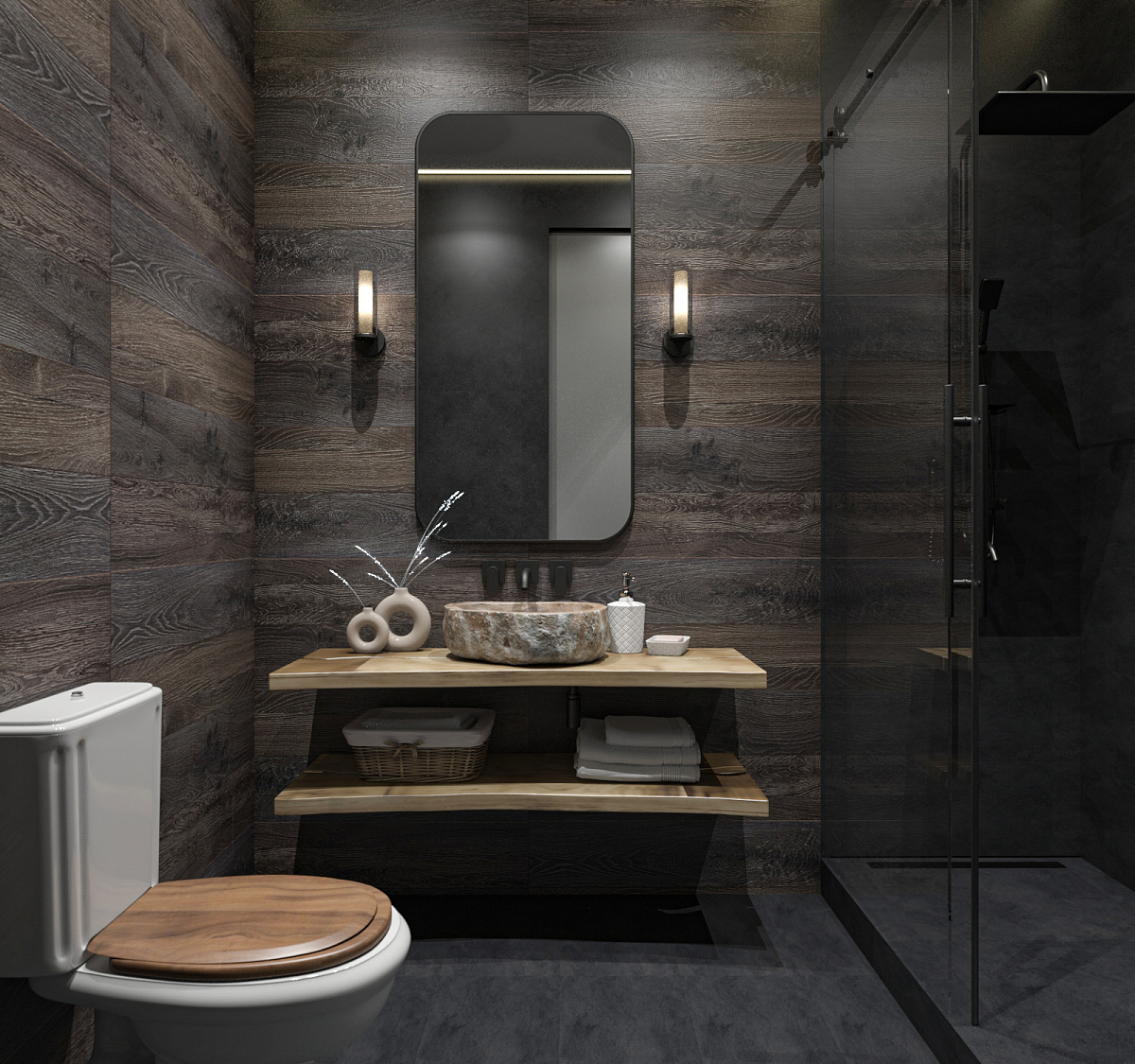 Изображение товара Керамогранит Absolut Gres Italy Choco AB 1033W 60x120 см матовый темно коричневый