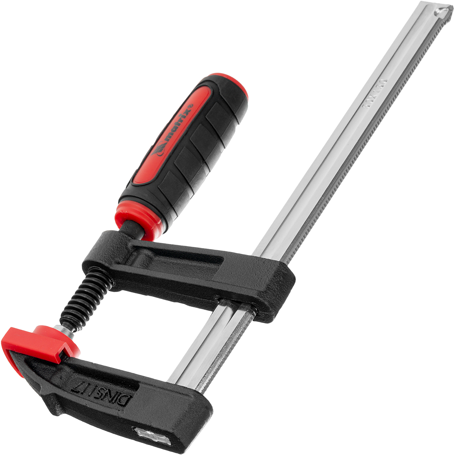 Изображение товара Струбцина F-образная Matrix 20402 150 мм винтовая для дерева металла стекла пластика