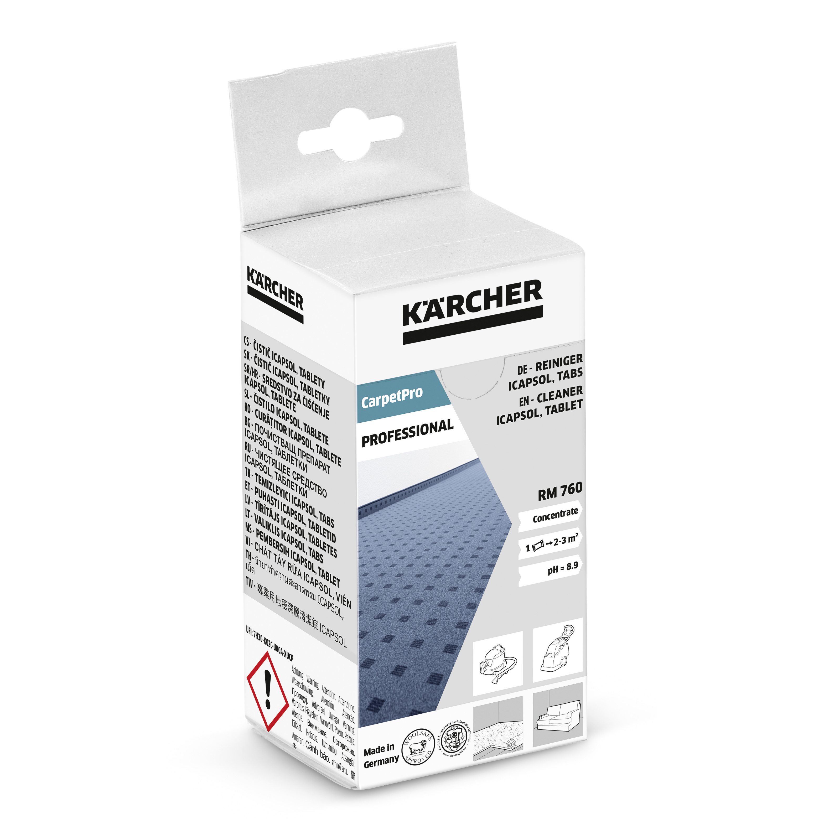 Изображение товара Средство чистящее для ковров Karcher Carpet Pro RM 760 16 таблеток