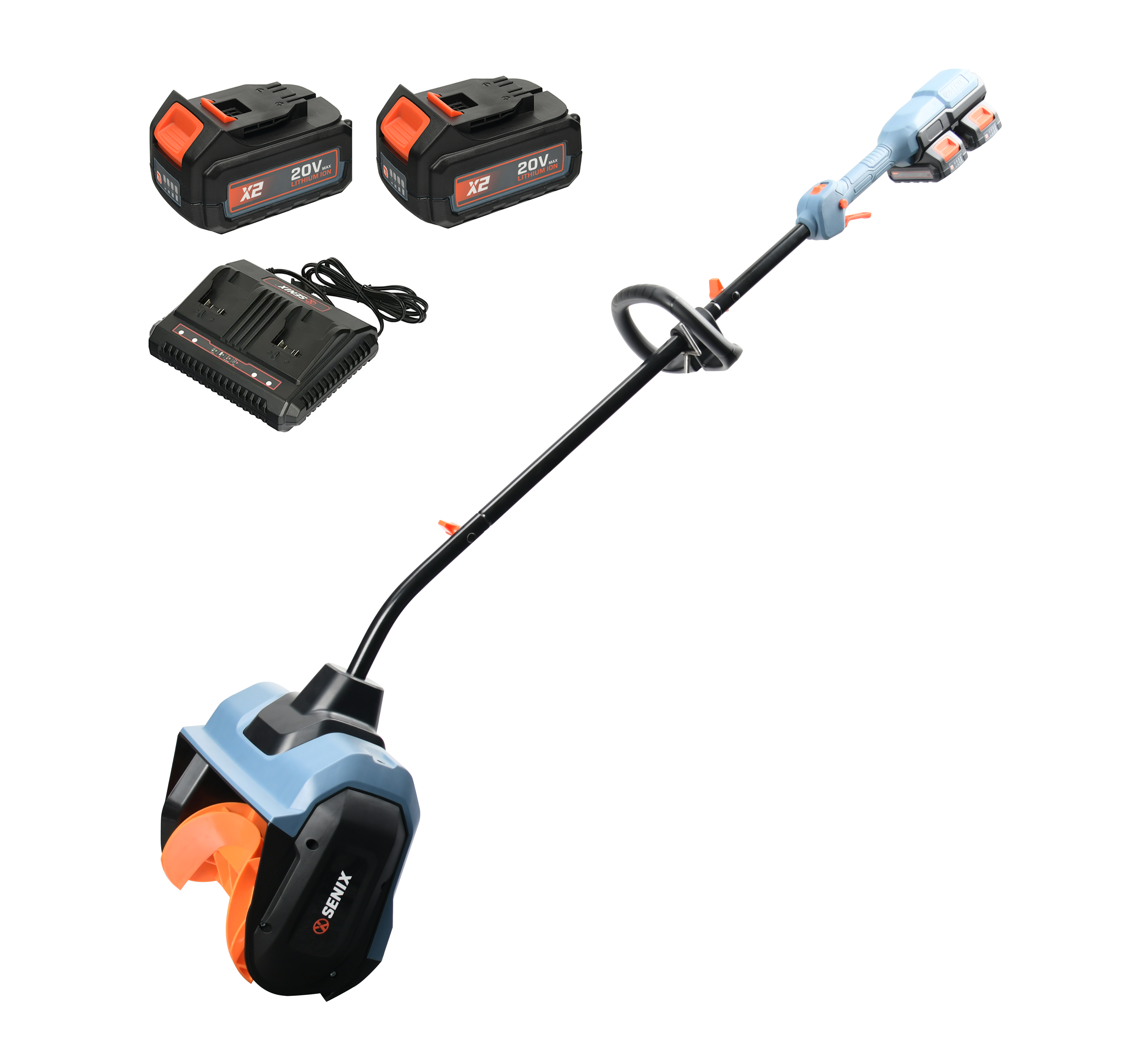 Изображение товара Аккумуляторный снегоуборщик Senix STX2-L-EU SET на 40 В