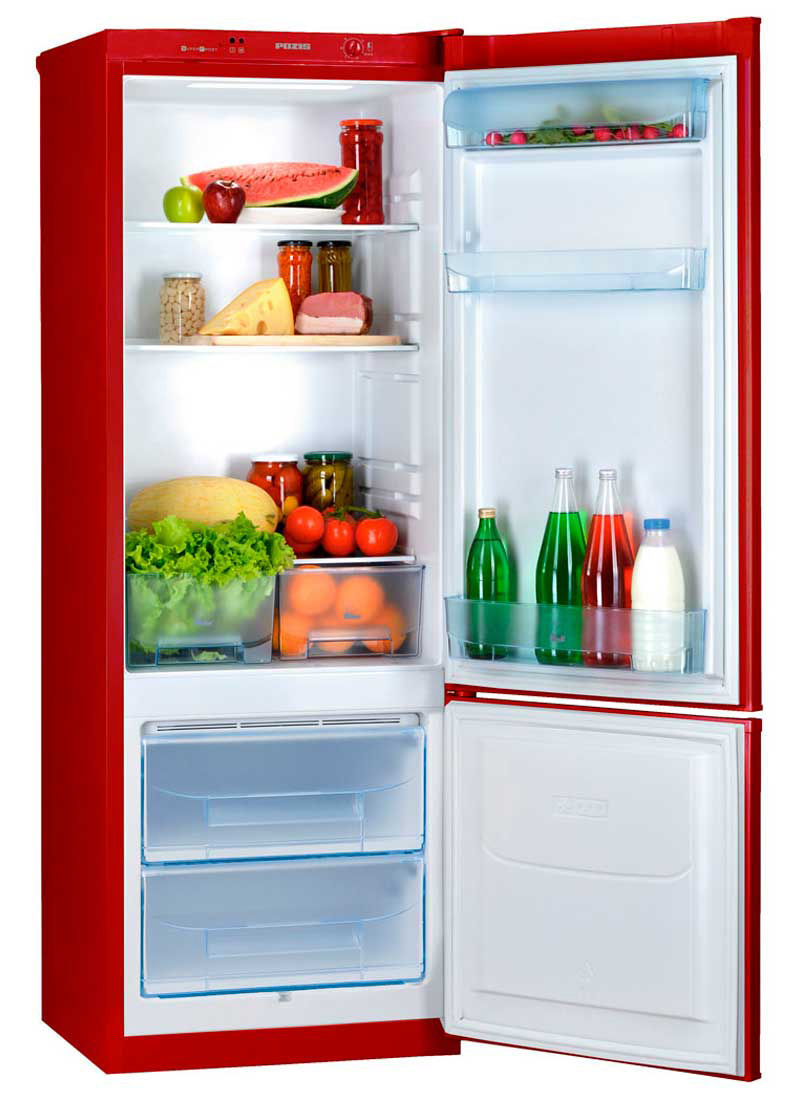 Изображение товара Отдельностоящий холодильник Pozis RK-102 рубиновый 60x162 см стекло LED