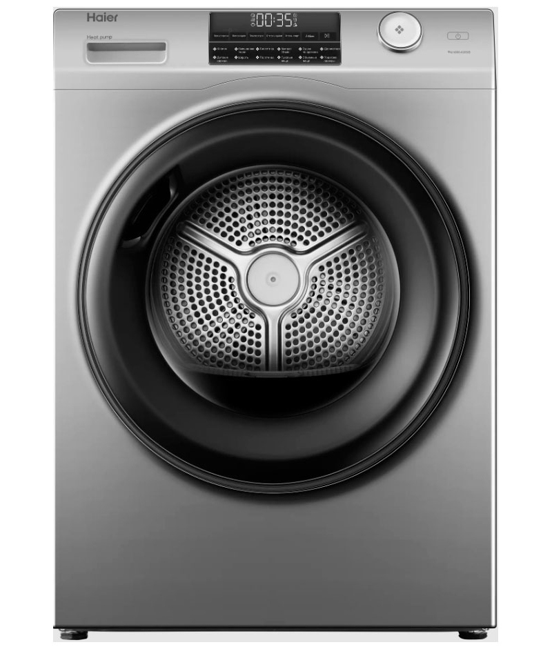 Изображение товара Сушильная машина Haier HD90-A2959S тепловой насос серебристая 9 кг