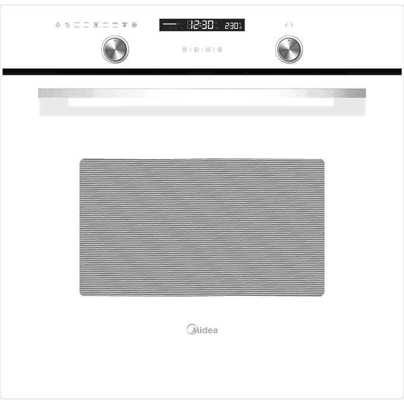 Изображение товара Электрический встраиваемый духовой шкаф Midea MO78101CGW 59.5x59.5x57.5 см цвет белый