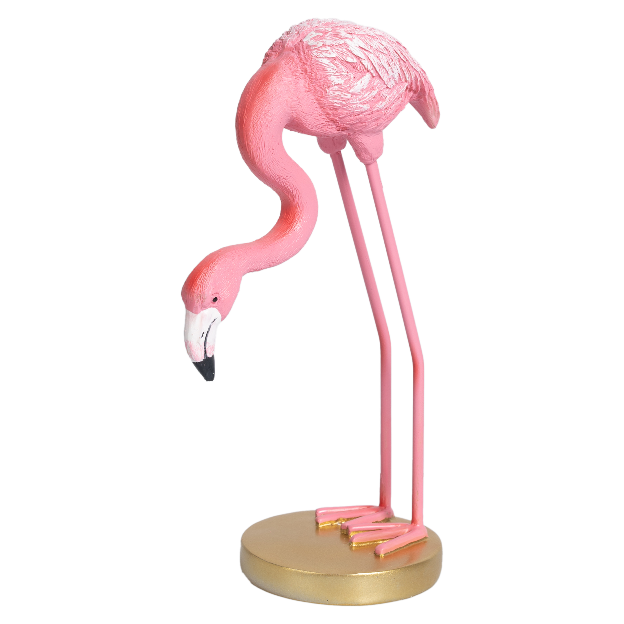Изображение товара Декоративная фигура Фламинго пластик 12x21 см цвет розовый