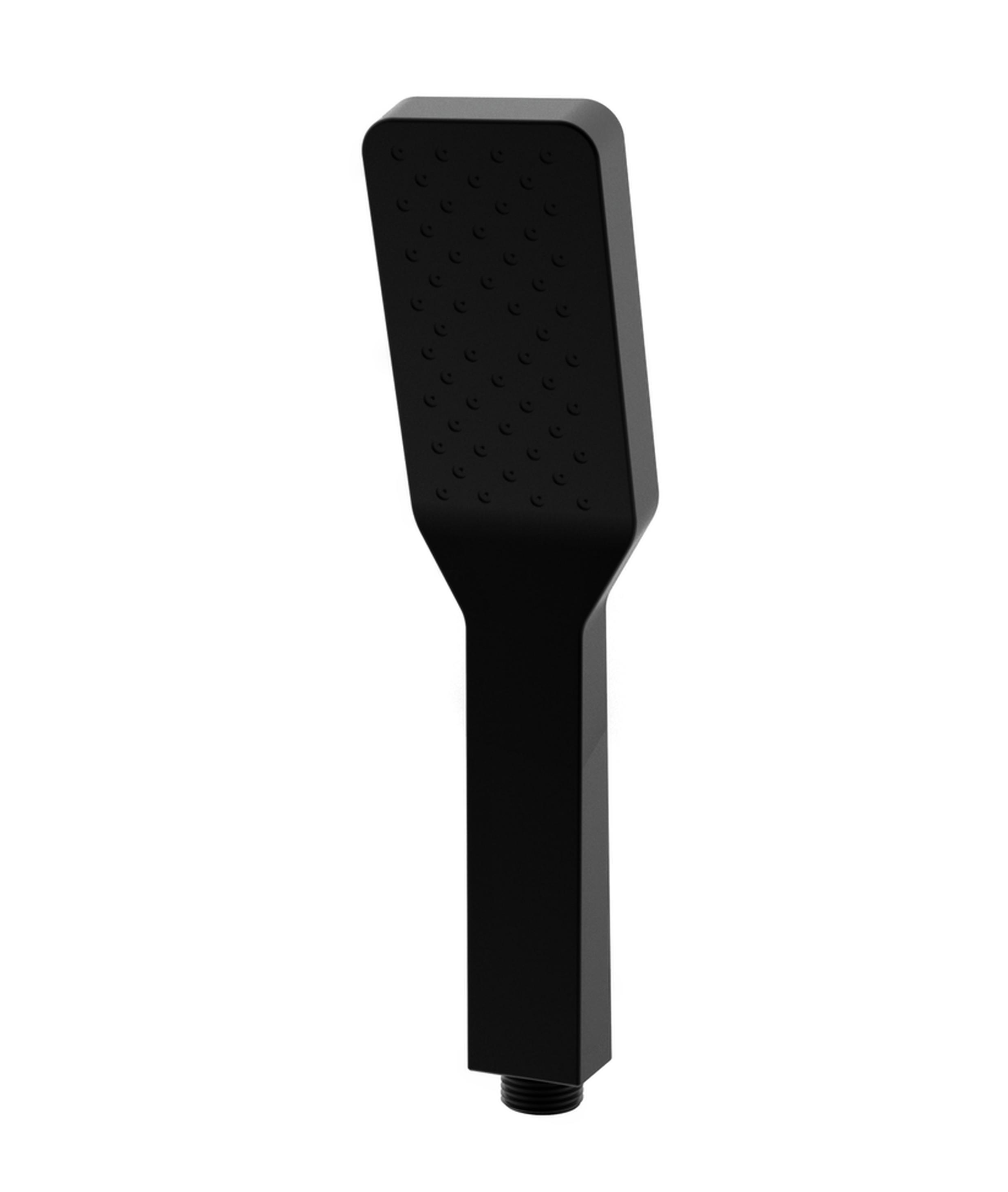 Изображение товара Лейка для душа KONSENSA Прато черный матовый однорежимная с аэрацией